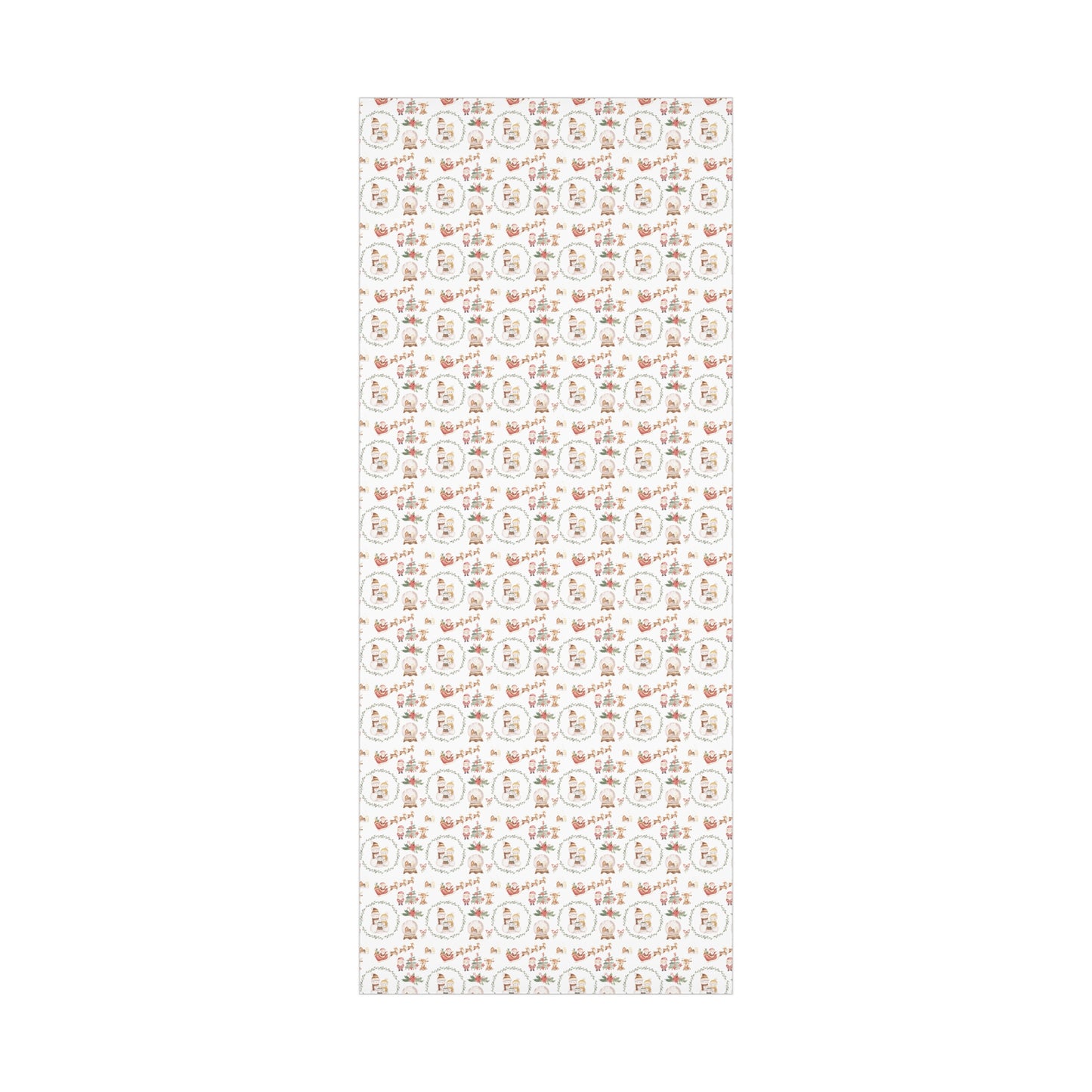 Snowman Family Christmas Wrapping Paper