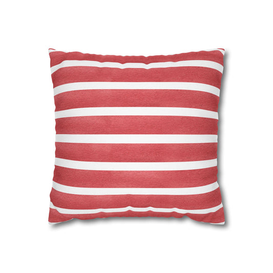 Faded Rustic Style Stripes Patriotic Pillow Cover, Pairs Well W/ Our Rustic Stars Pillow Cover, Farmhouse Summer Decor