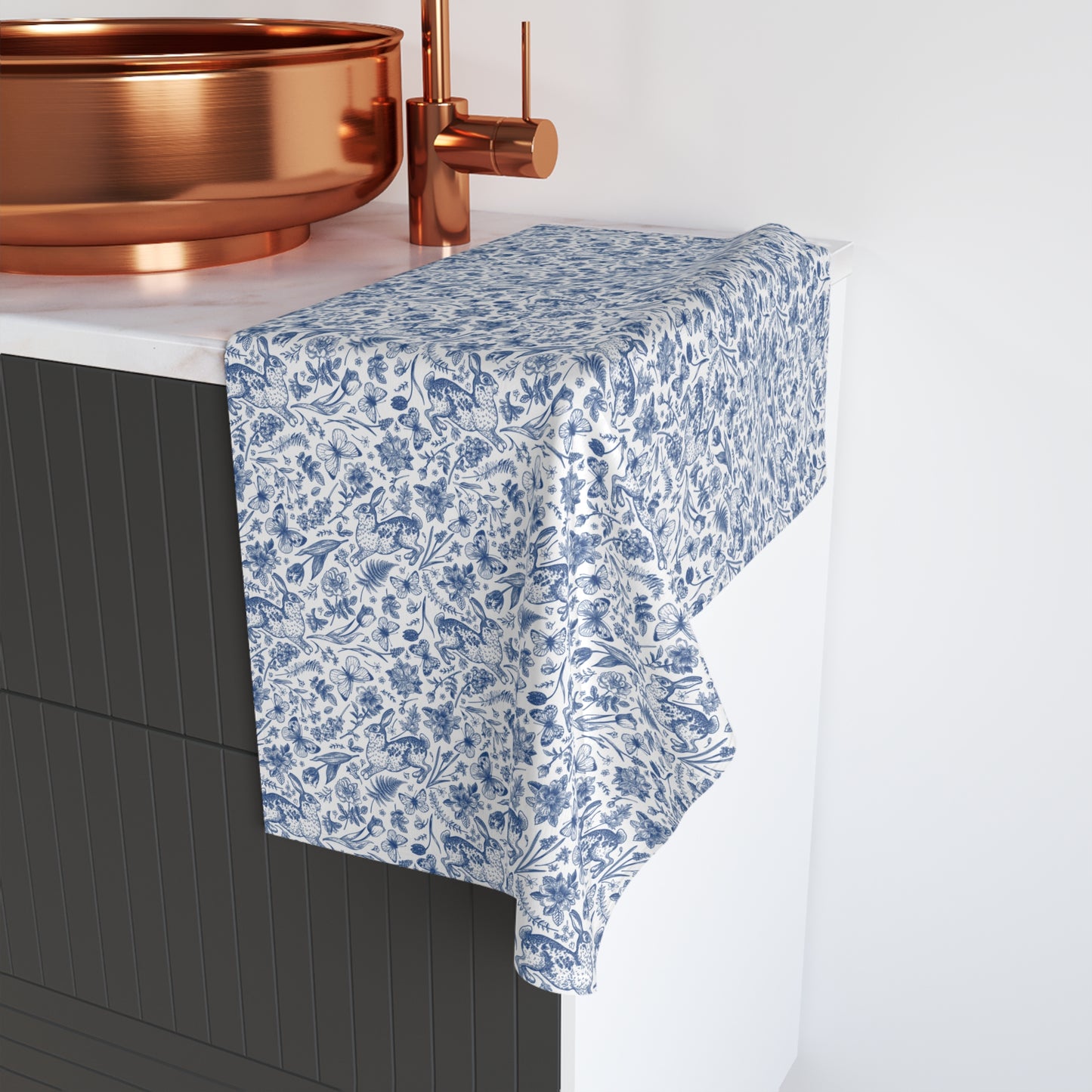 Spring Rabbits Hand Towel