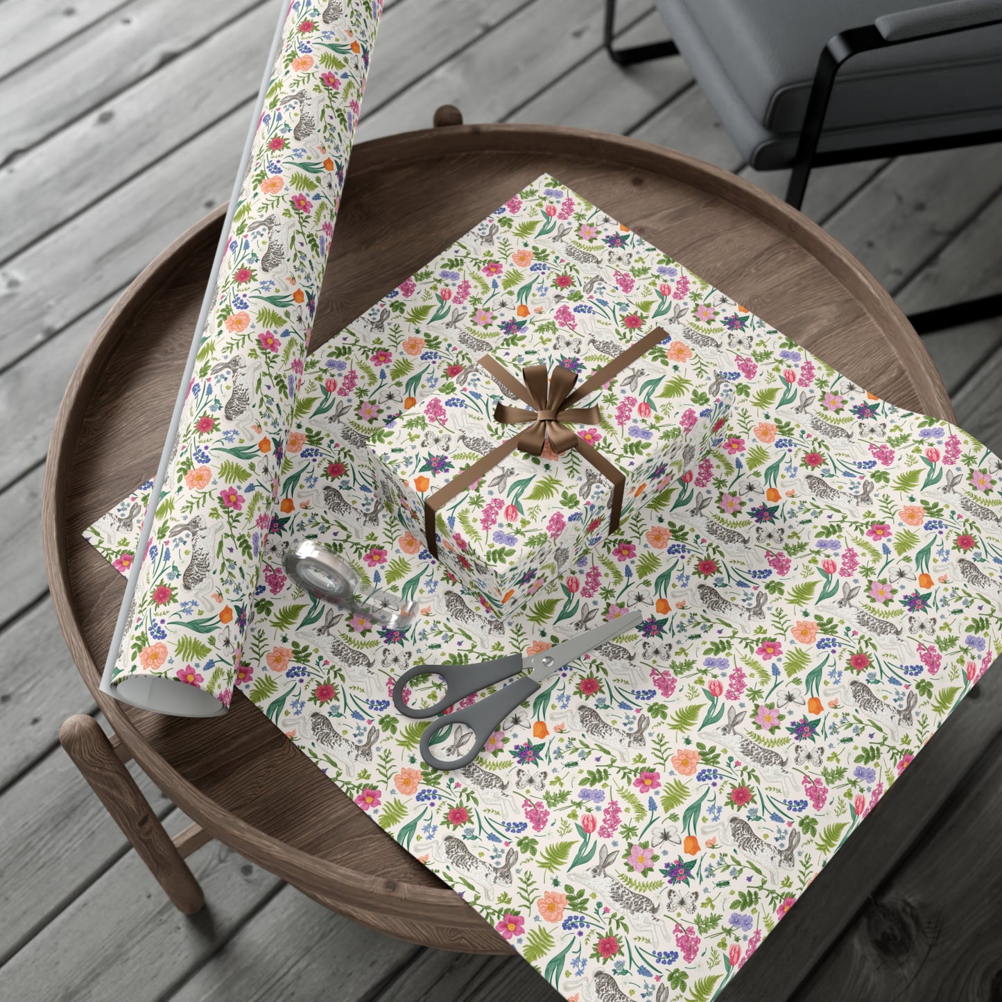 Copy of Colorful Easter Wrapping Paper, Adorable Bunnies Gift Wrap, Wrapping Paper, Easter Gift, Easter Basket, Easter Rabbit