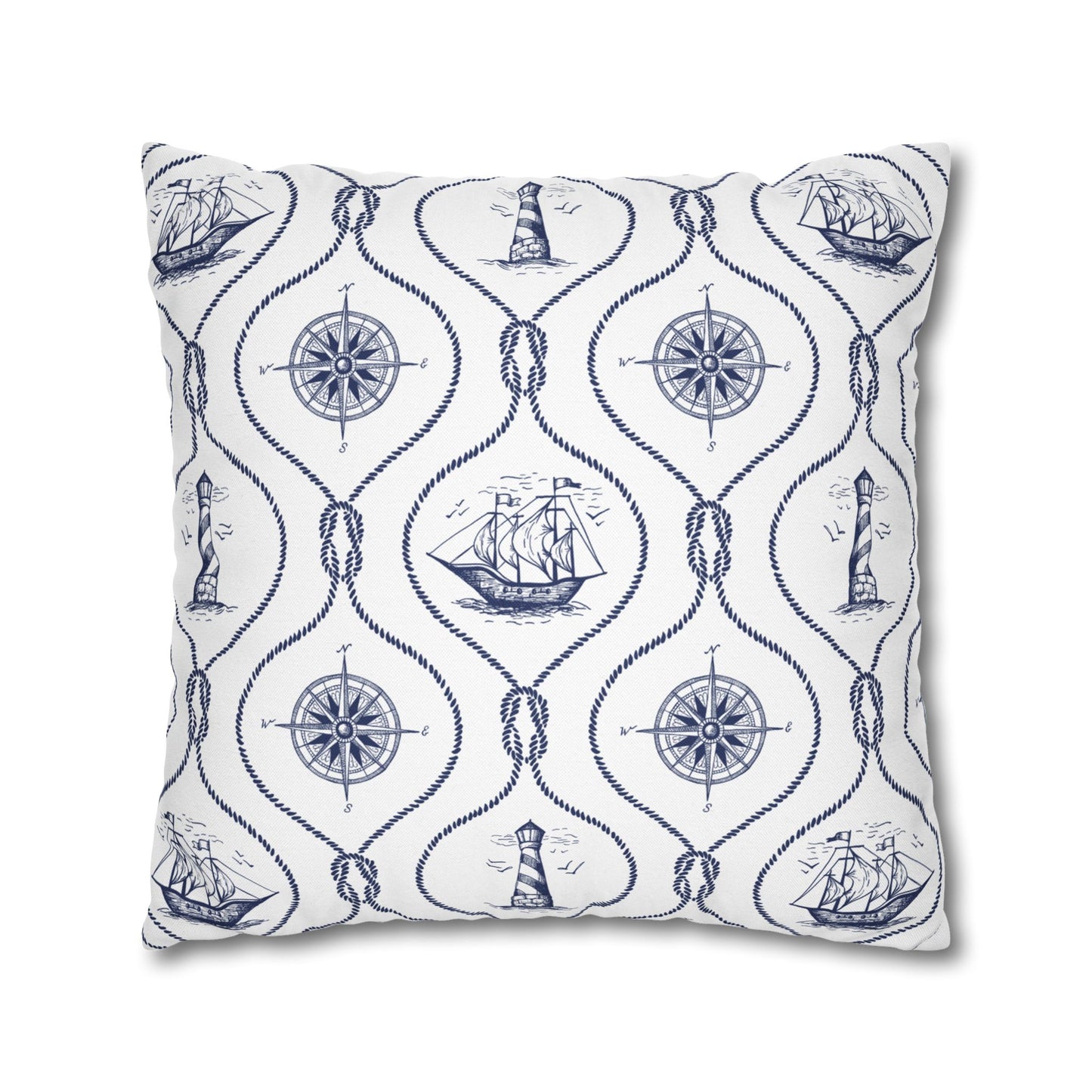 Nautical Summer Pillow Cover