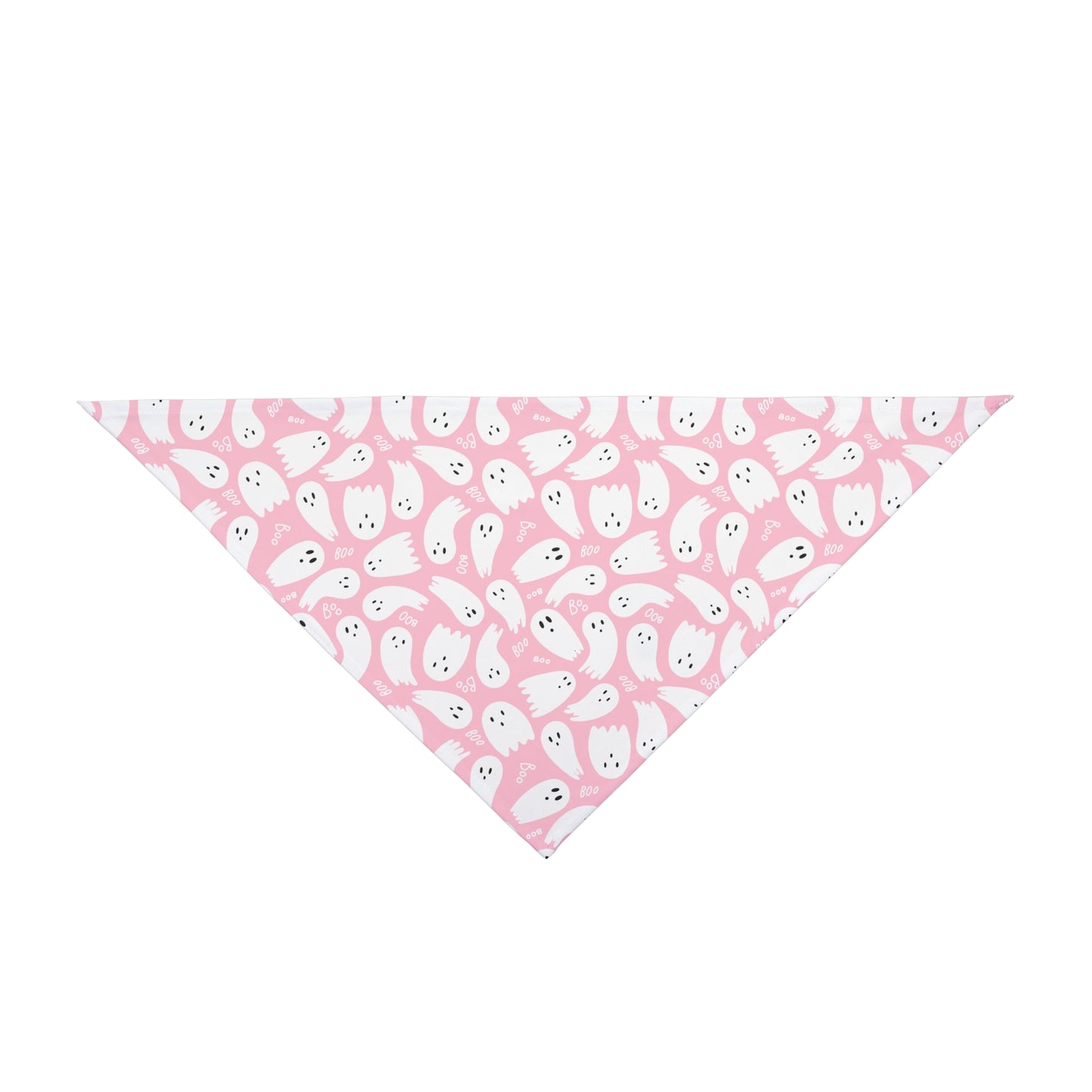 Pink Ghosts Halloween Dog Bandana