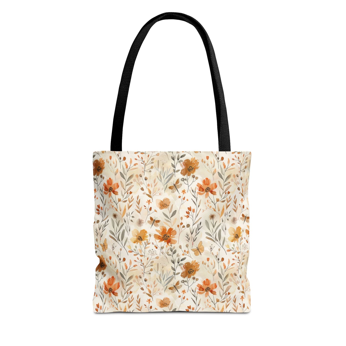 Fall Harvest Tote Bag, Autumn Floral Market Tote
