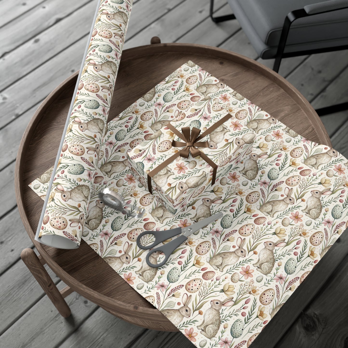 Easter Wrapping Paper, Easter Rabbits Gift Wrap, Wrapping Paper, Easter Gift, Easter Basket, Easter Bunny