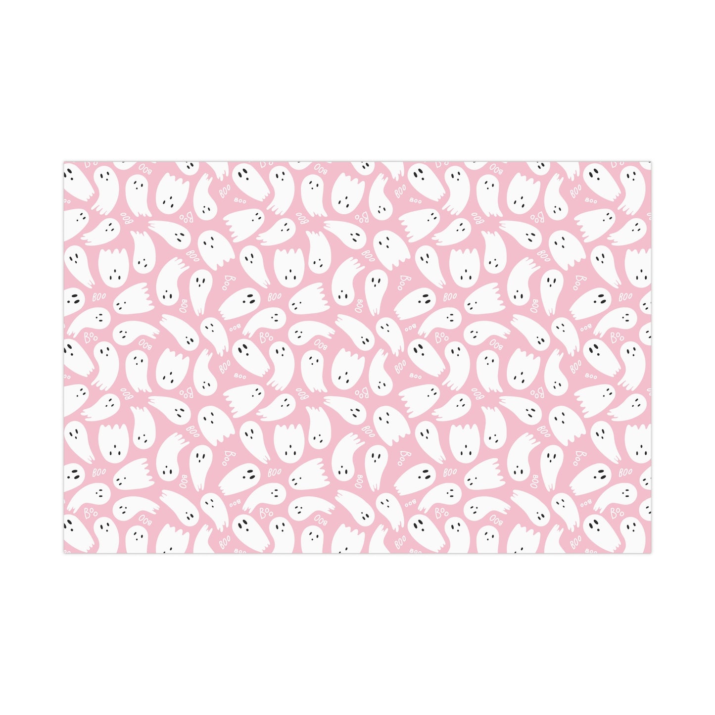 Cute Boo Ghosts Wrapping Paper, Halloween Gift wrap
