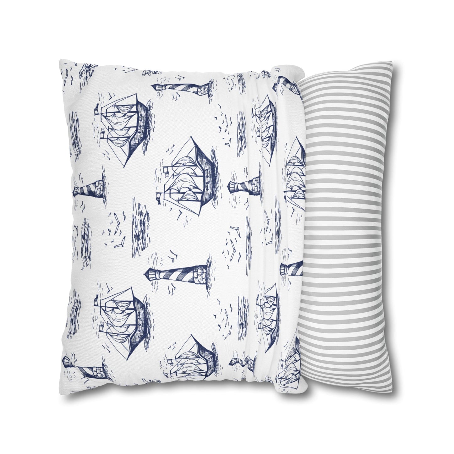 Nautical Summer Pillow Cover