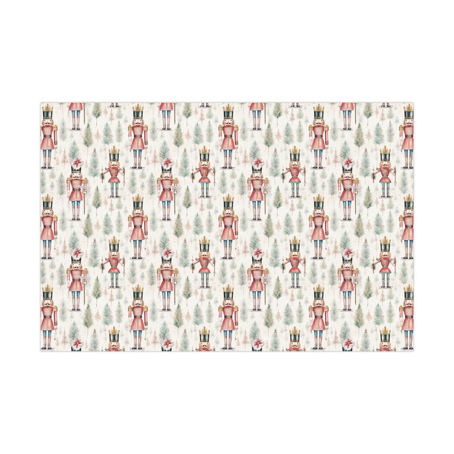 Alternate Large View Nutcracker Christmas Gift Wrap