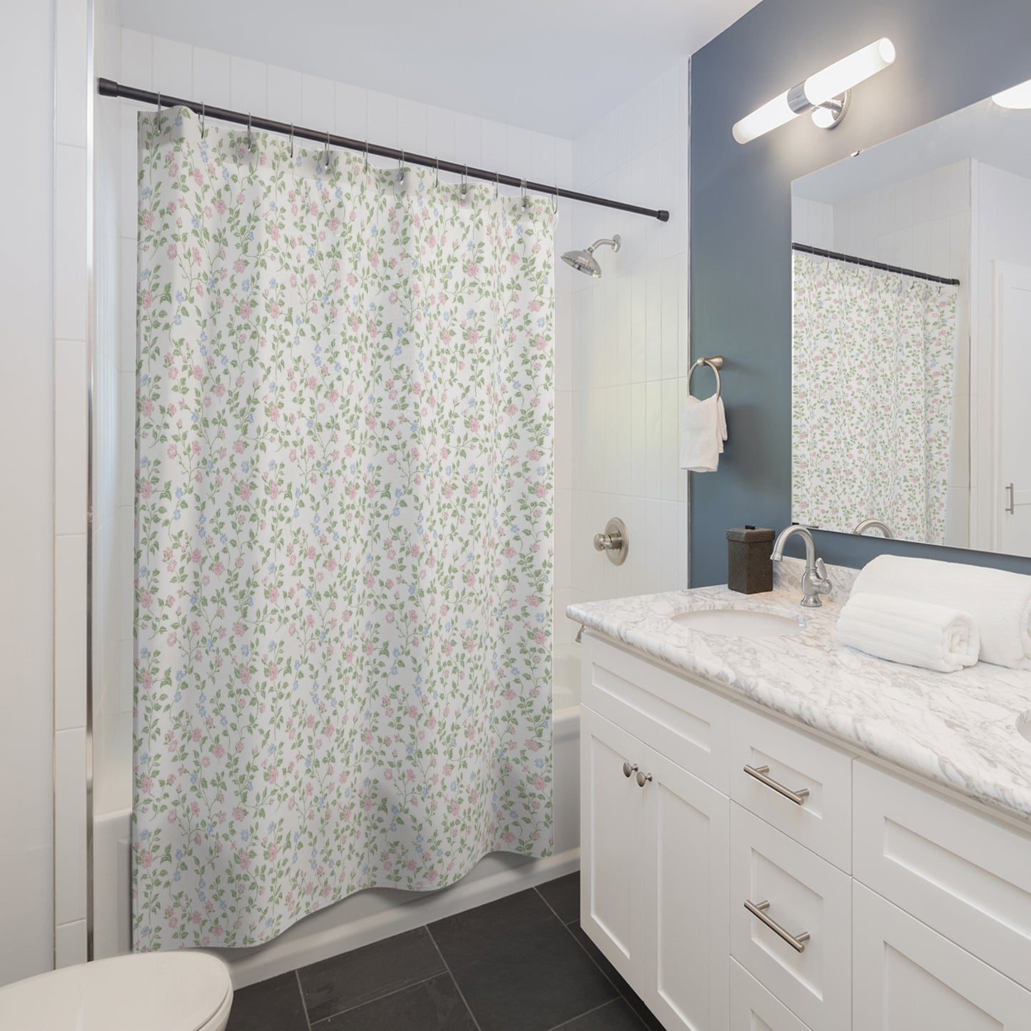 Spring Floral Shower Curtain