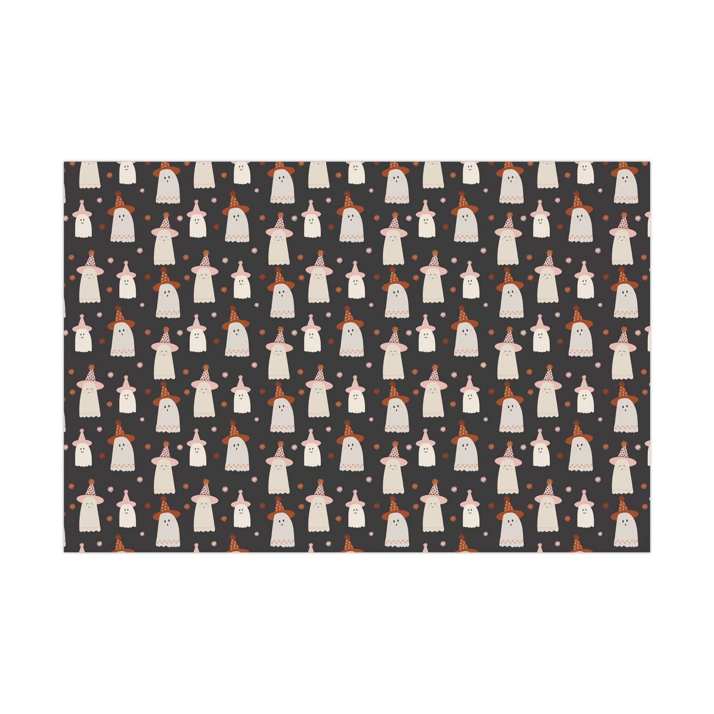 Halloween Birthday Gift Wrap, Spooky Wrapping Paper, Birthday Ghosts Gift Wrap, Wrapping, Halloween Party, Trick or Treat