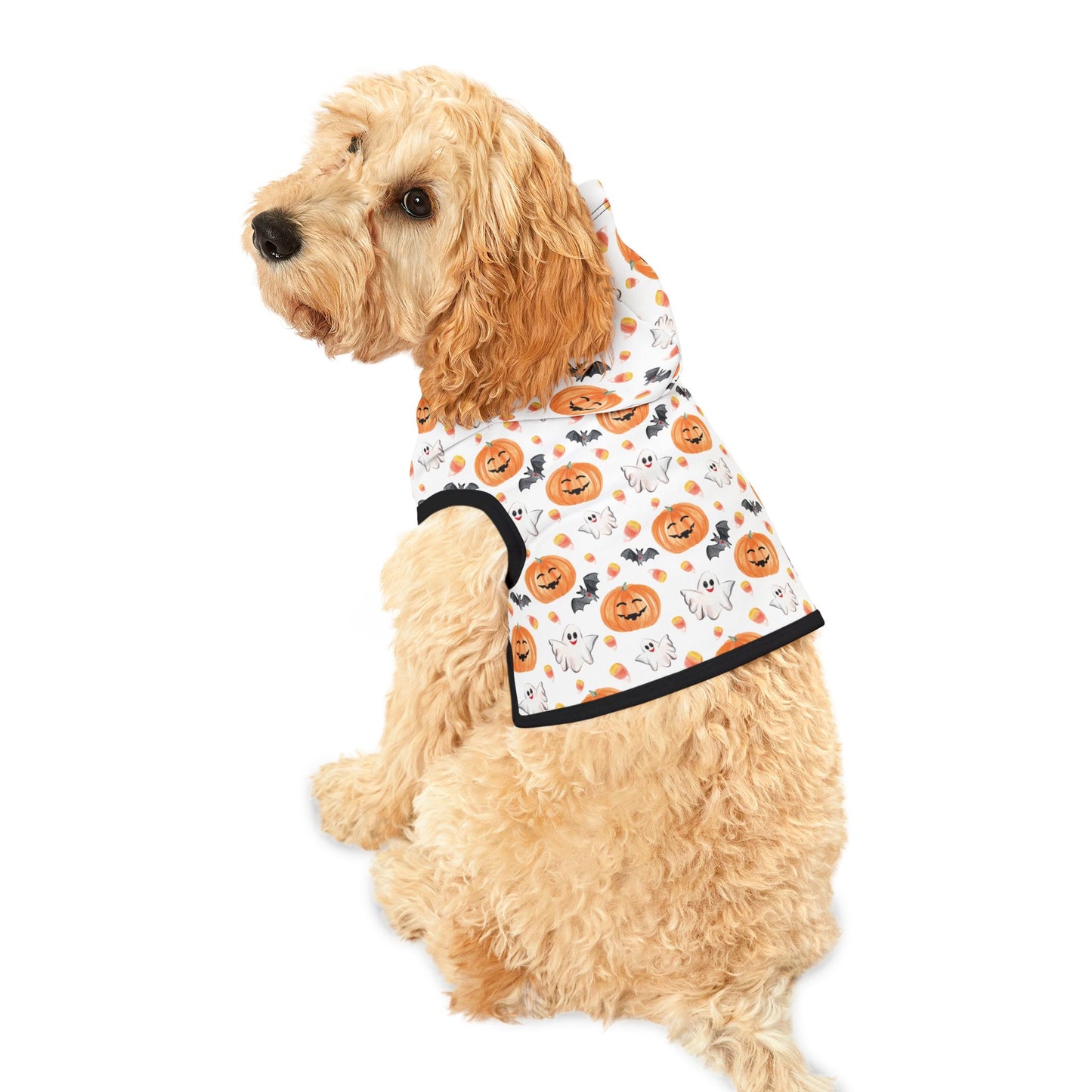 Ghostly Dog Halloween Hoodie