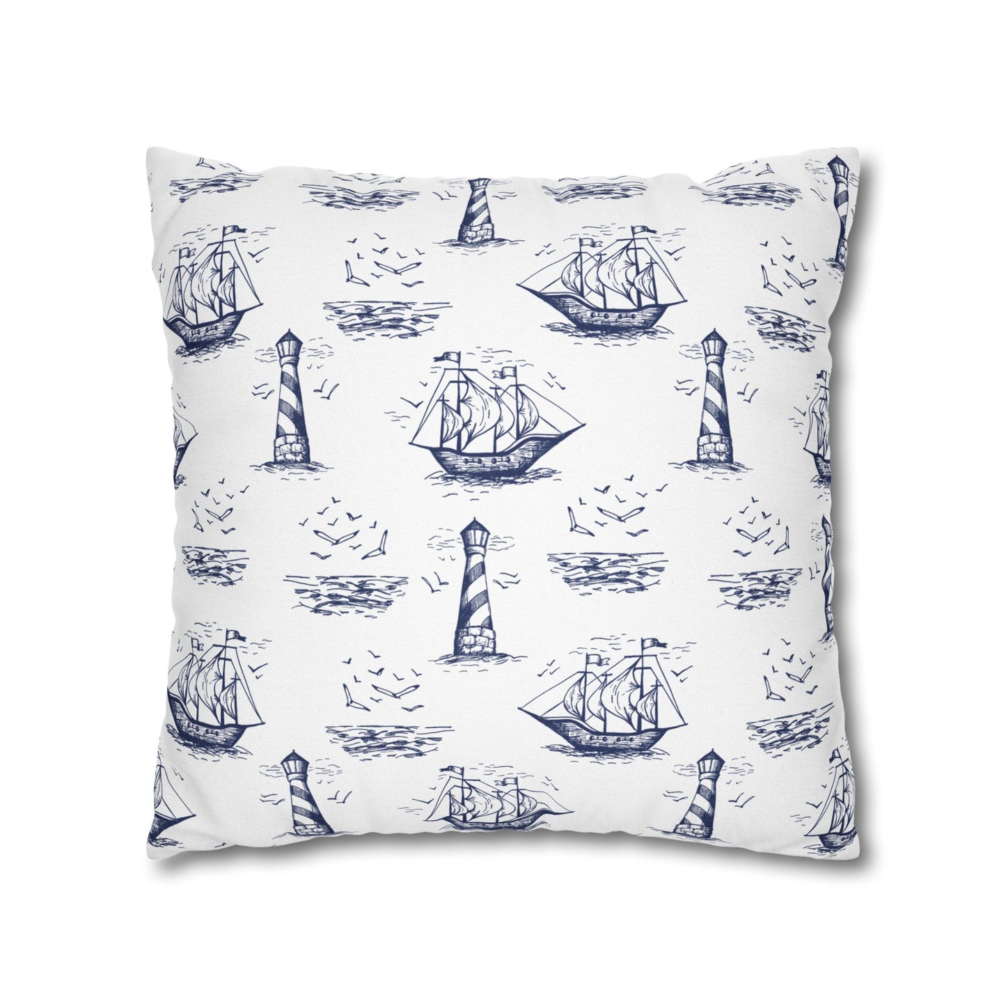 Nautical Summer Pillow Cover