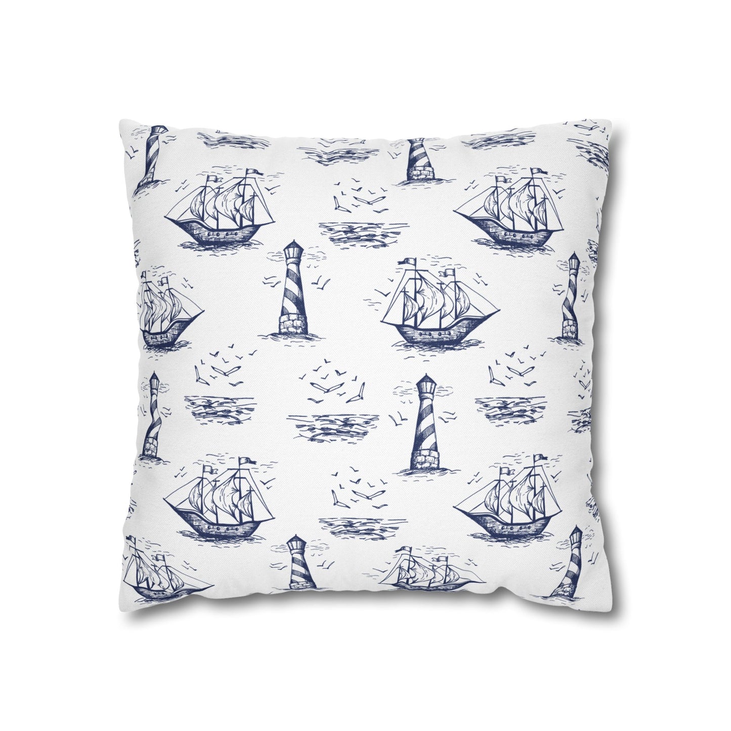 Nautical Summer Pillow Cover
