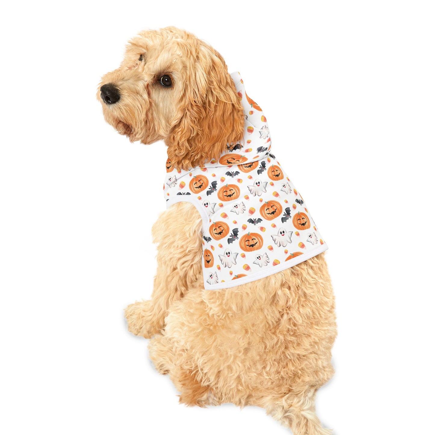 Ghostly Dog Halloween Hoodie