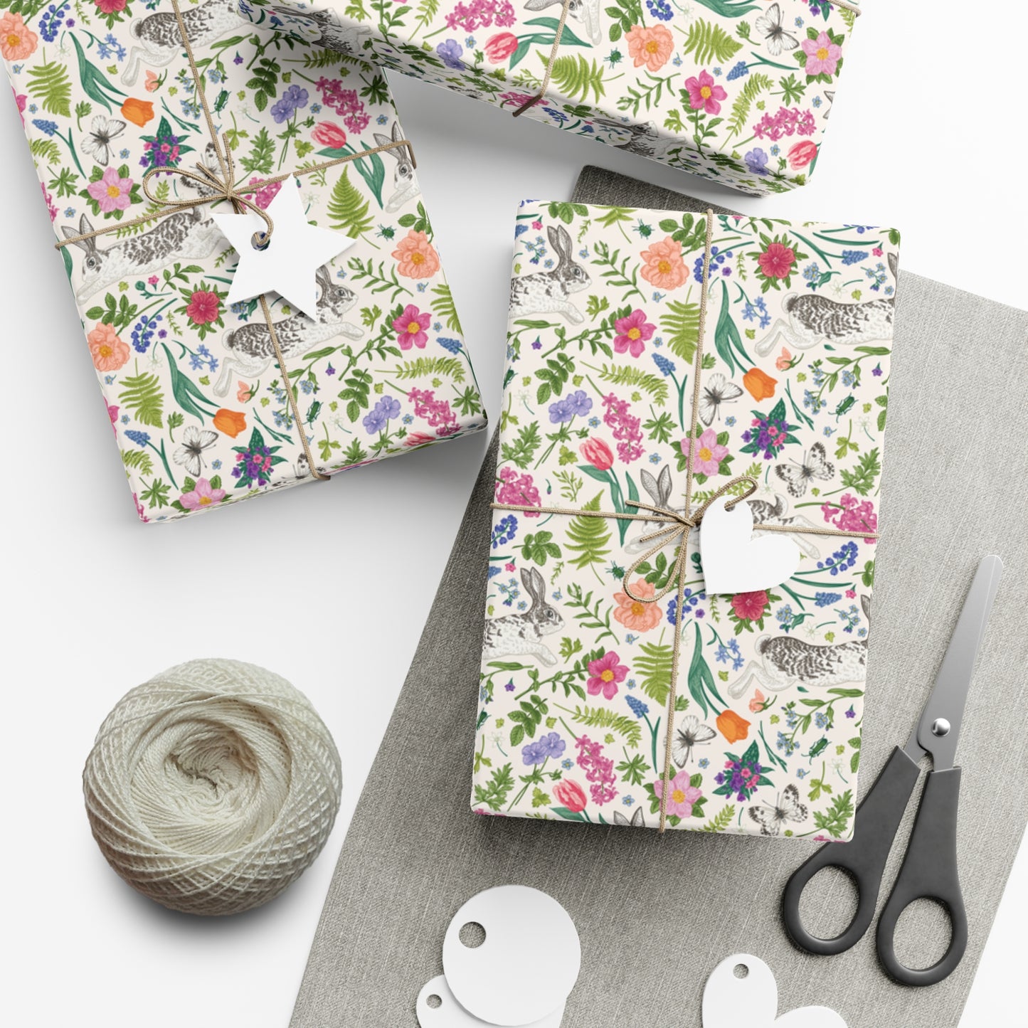 Colorful Easter Rabbit Wrapping Paper