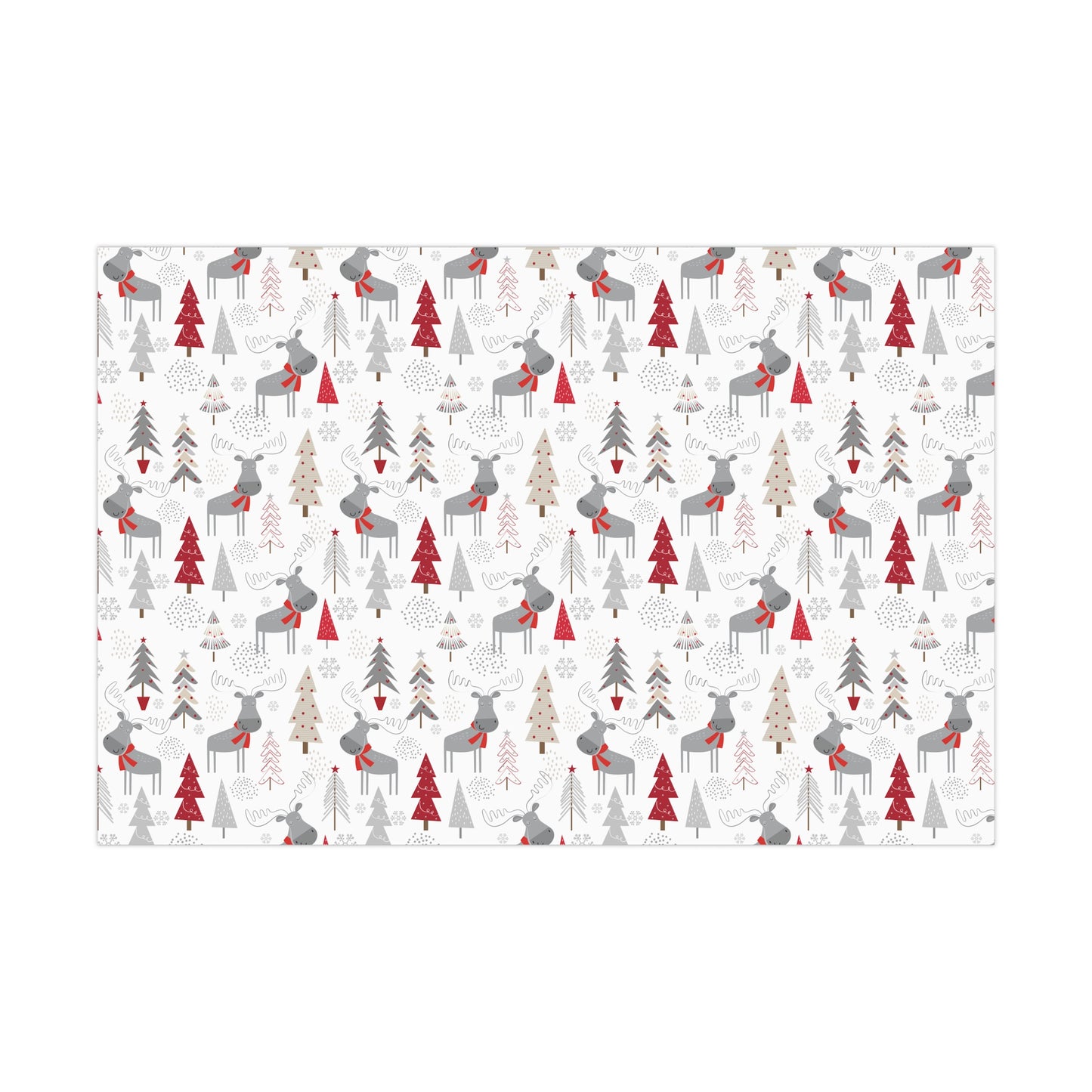 Moose Christmas Wrapping Paper
