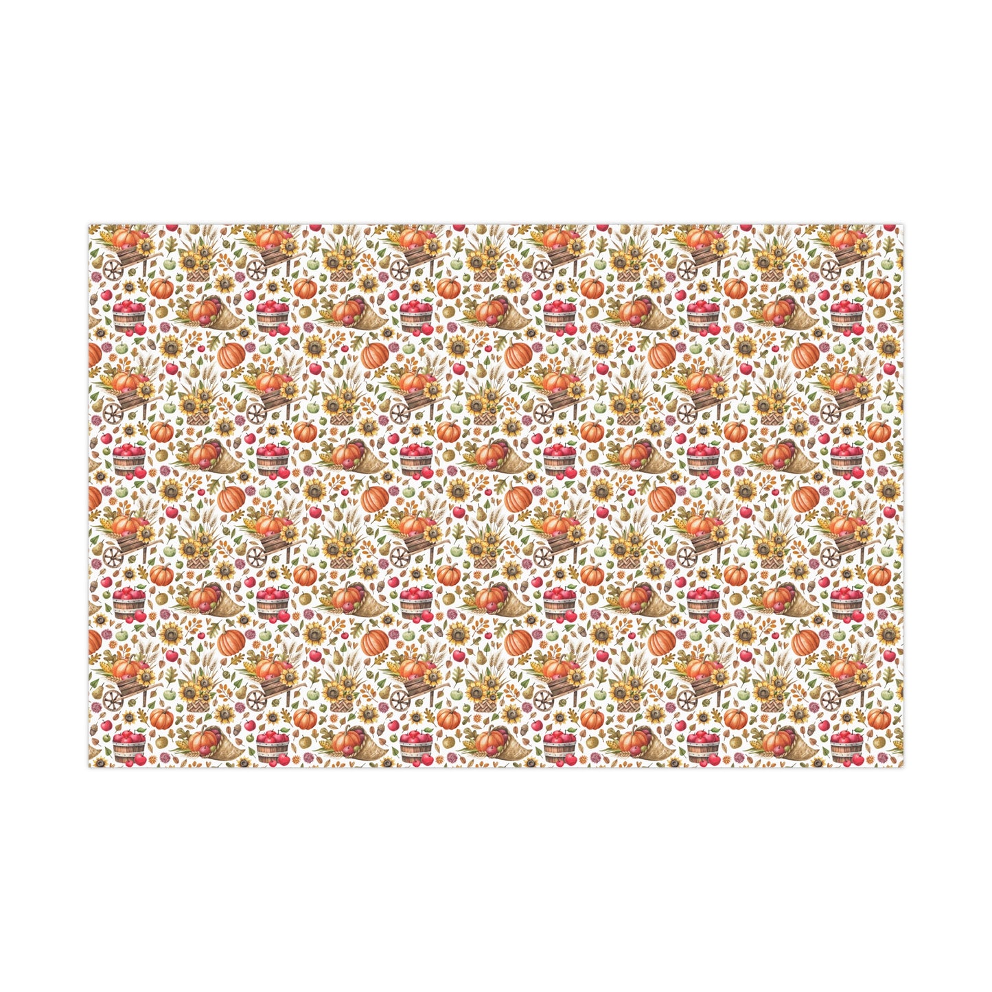 Fall Harvest Gift Wrap, Thanksgiving Wrapping Paper, Autumn Gift Wrap, Wrapping, Fall Decor