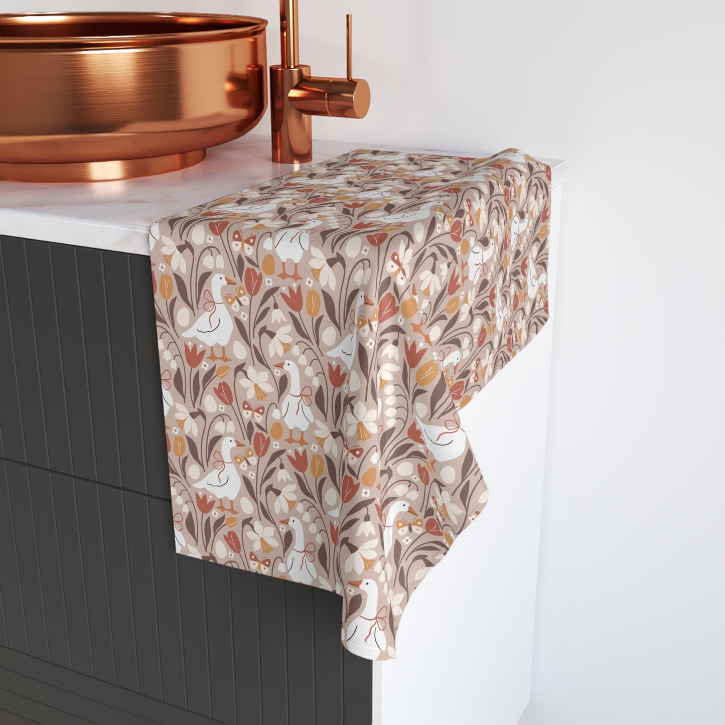 Autumn Geese Fall Hand Towel