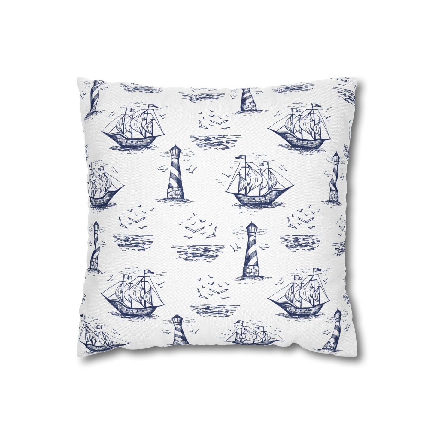 Nautical Summer Pillow Cover
