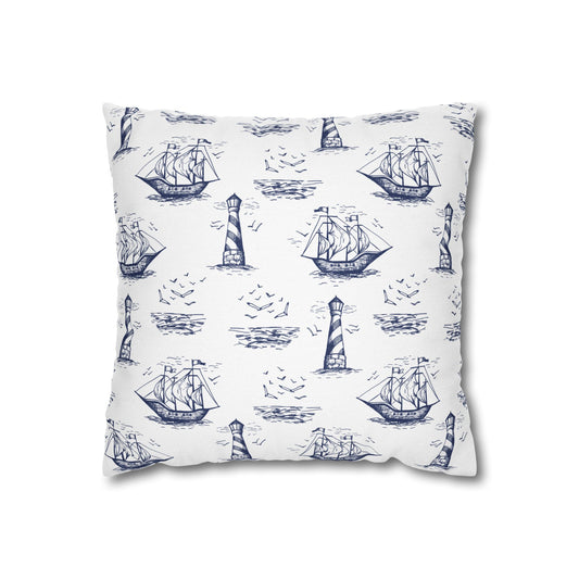 Nautical Summer Pillow Cover