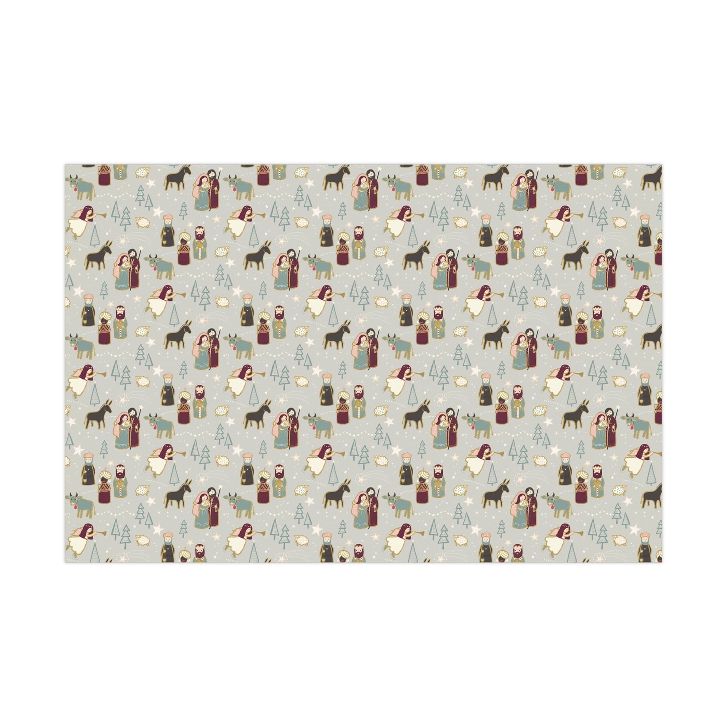 Christmas Nativity Gift Wrap