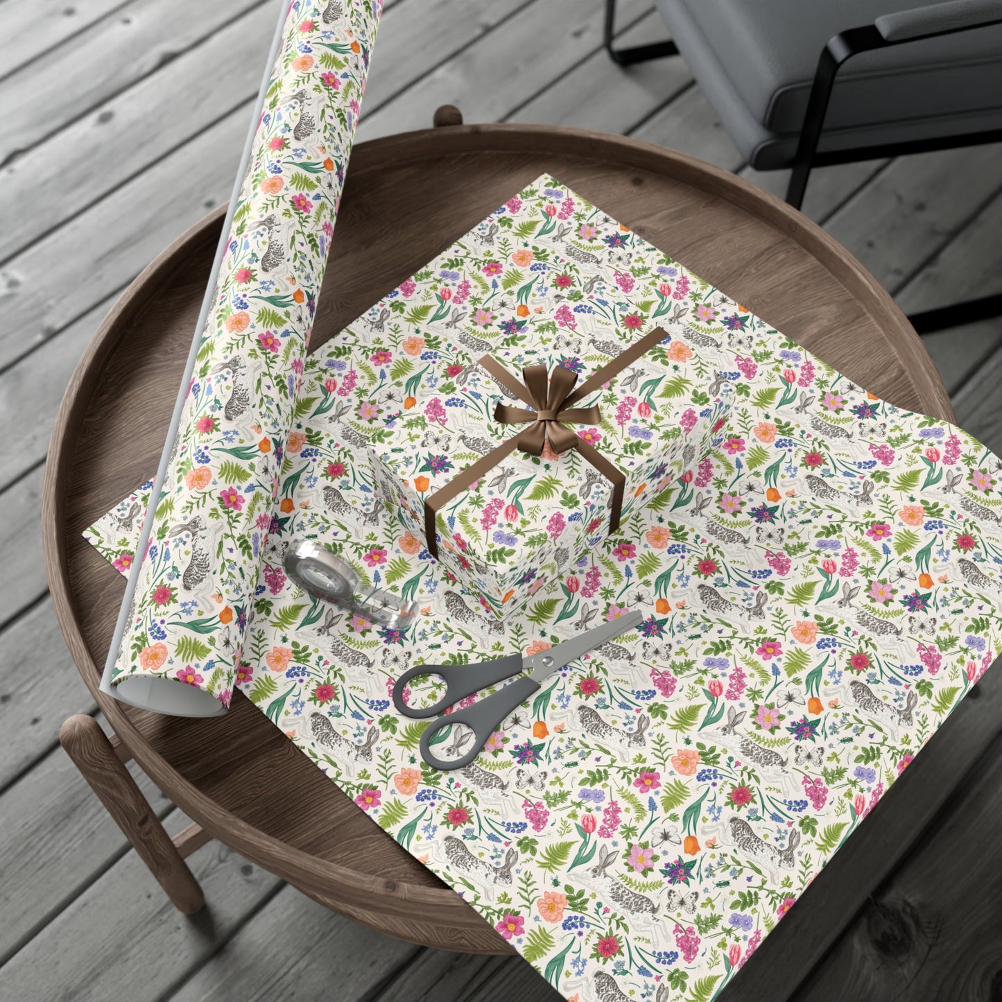 Copy of Colorful Easter Wrapping Paper, Adorable Bunnies Gift Wrap, Wrapping Paper, Easter Gift, Easter Basket, Easter Rabbit