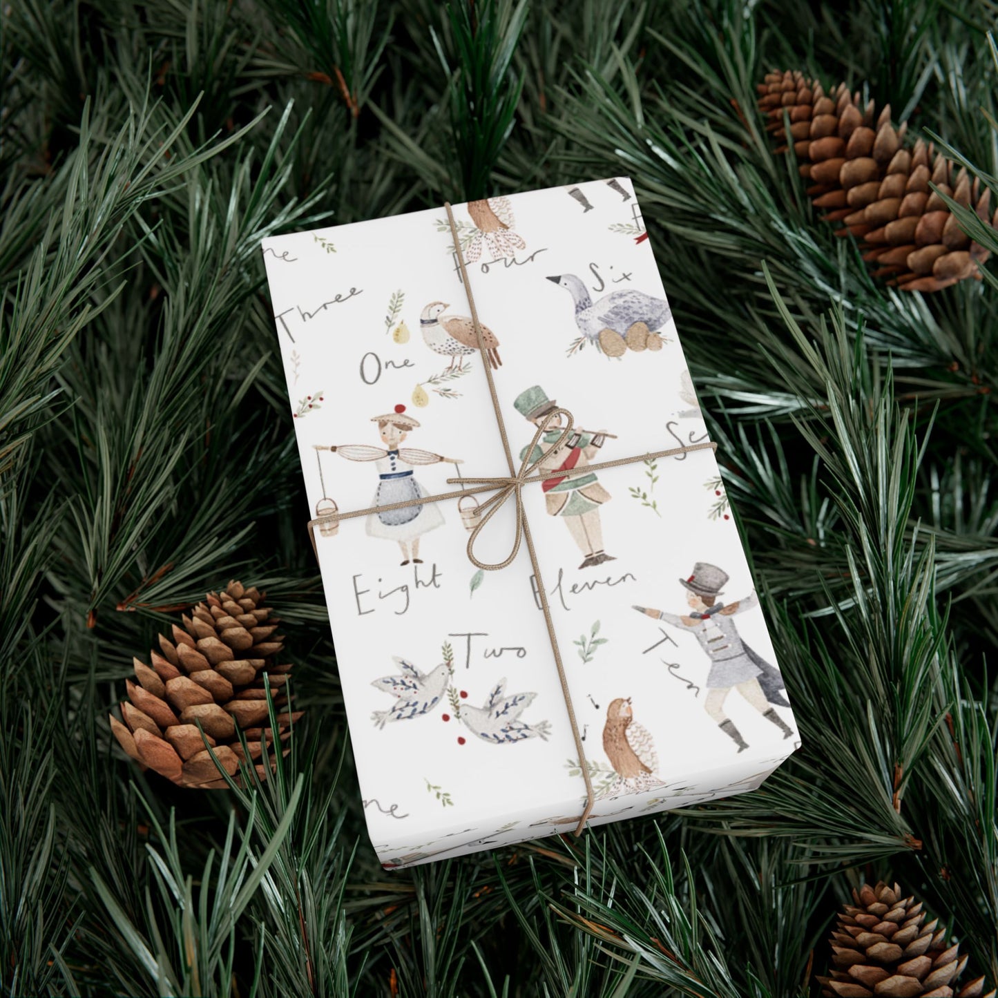 12 Days of Christmas Wrapping Paper