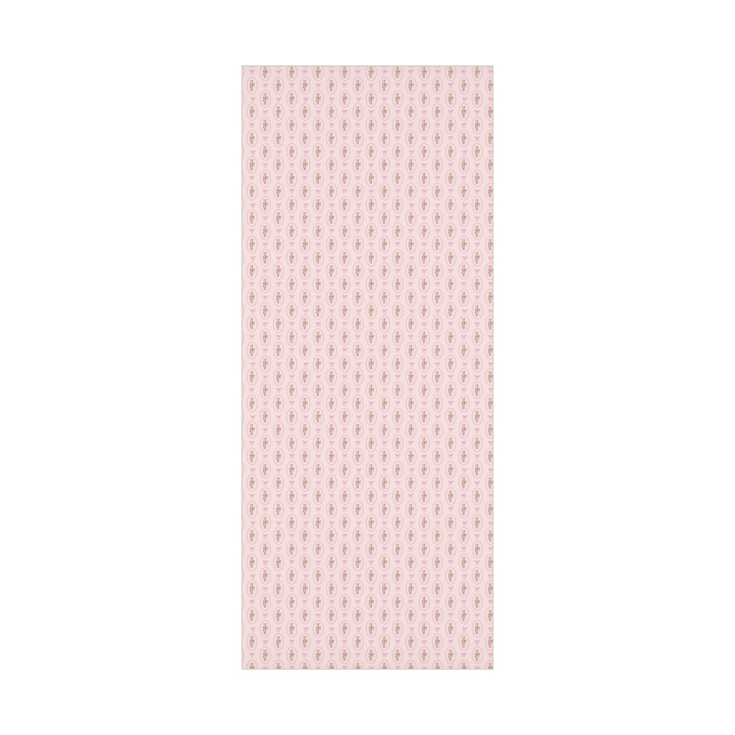 Pink Nutcracker Little Girl Christmas Wrapping Paper, Merry Christmas Wrapping Paper, Vintage Gift Wrap, Christmas gift wrap
