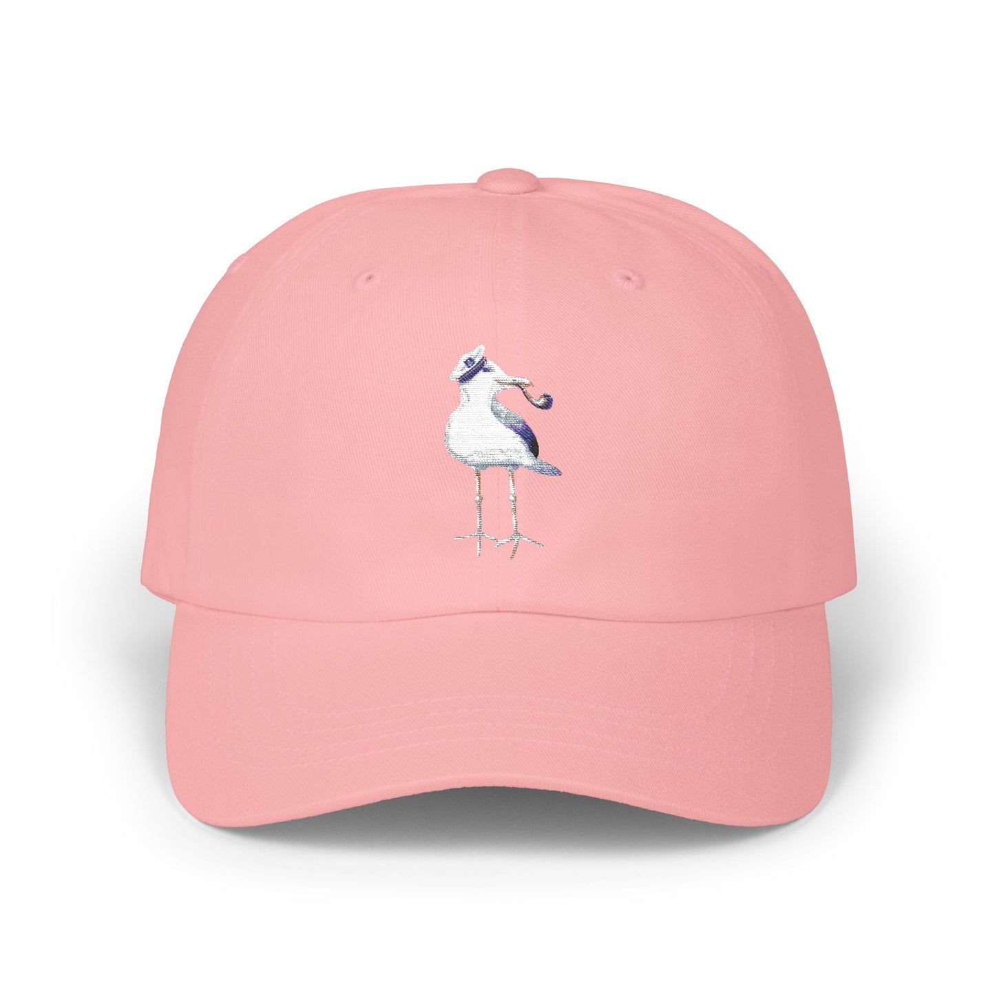 Embroidered Coastal "Captain Seagull" with Pipe Hat - Summer Capsule Collection