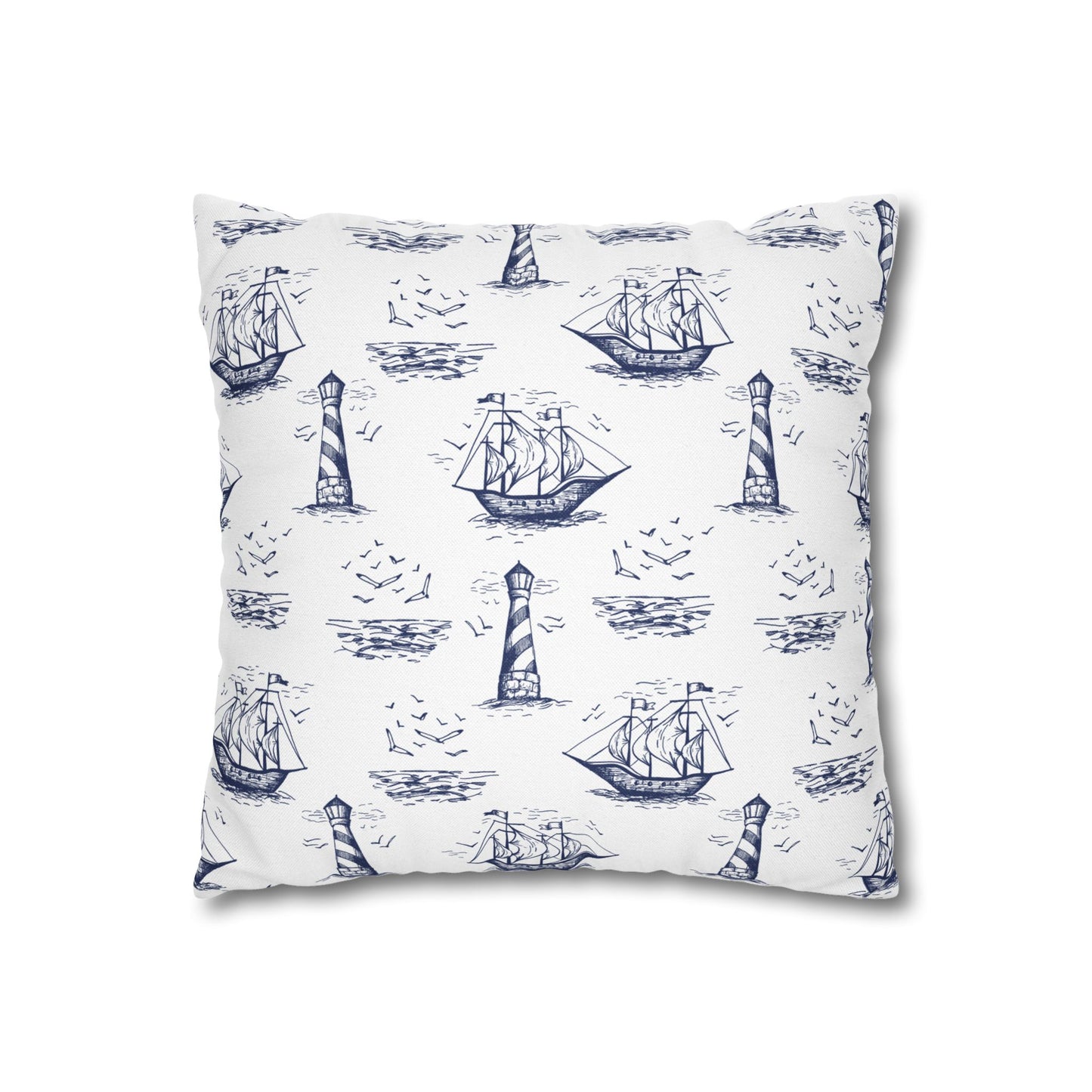 Nautical Summer Pillow Cover