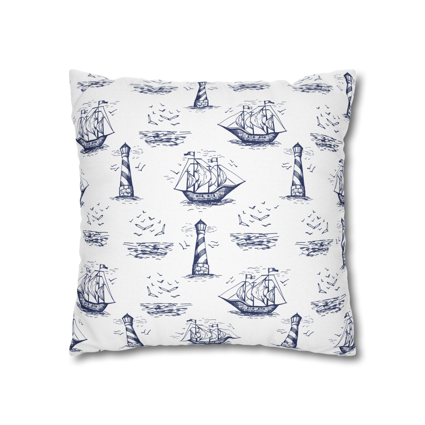 Nautical Summer Pillow Cover