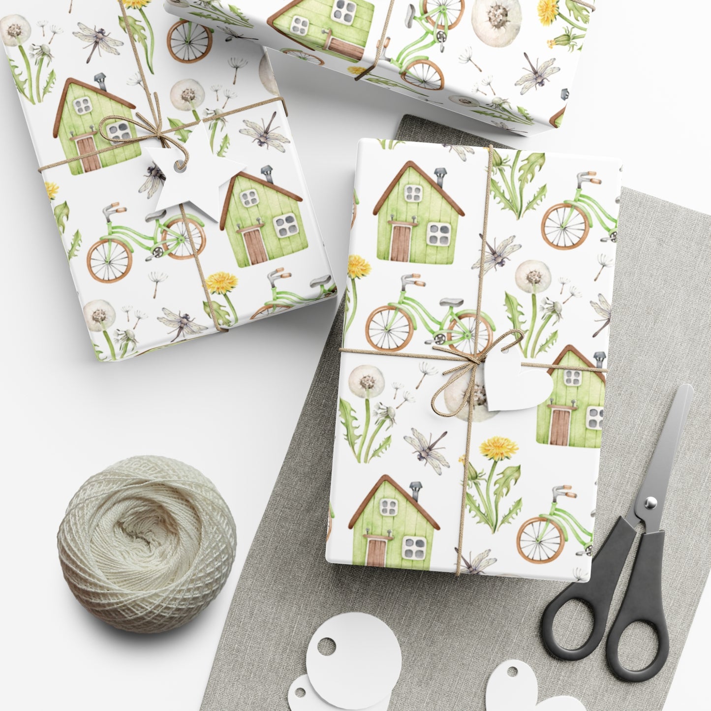 All Occassion Spring Cottage Charm Wrapping Paper