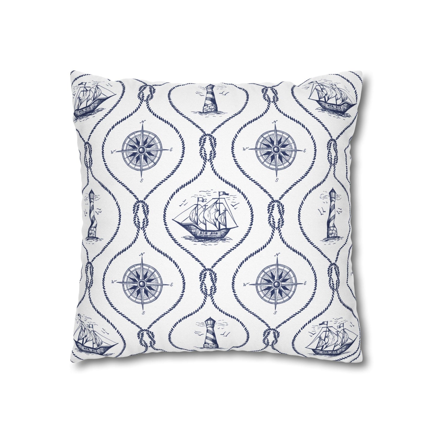 Nautical Summer Pillow Cover