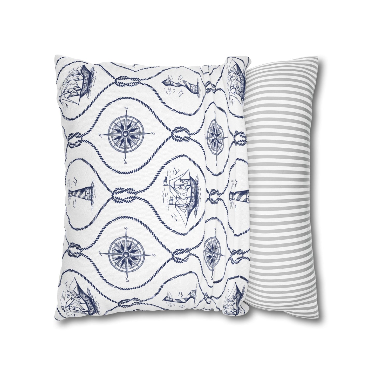 Nautical Summer Pillow Cover