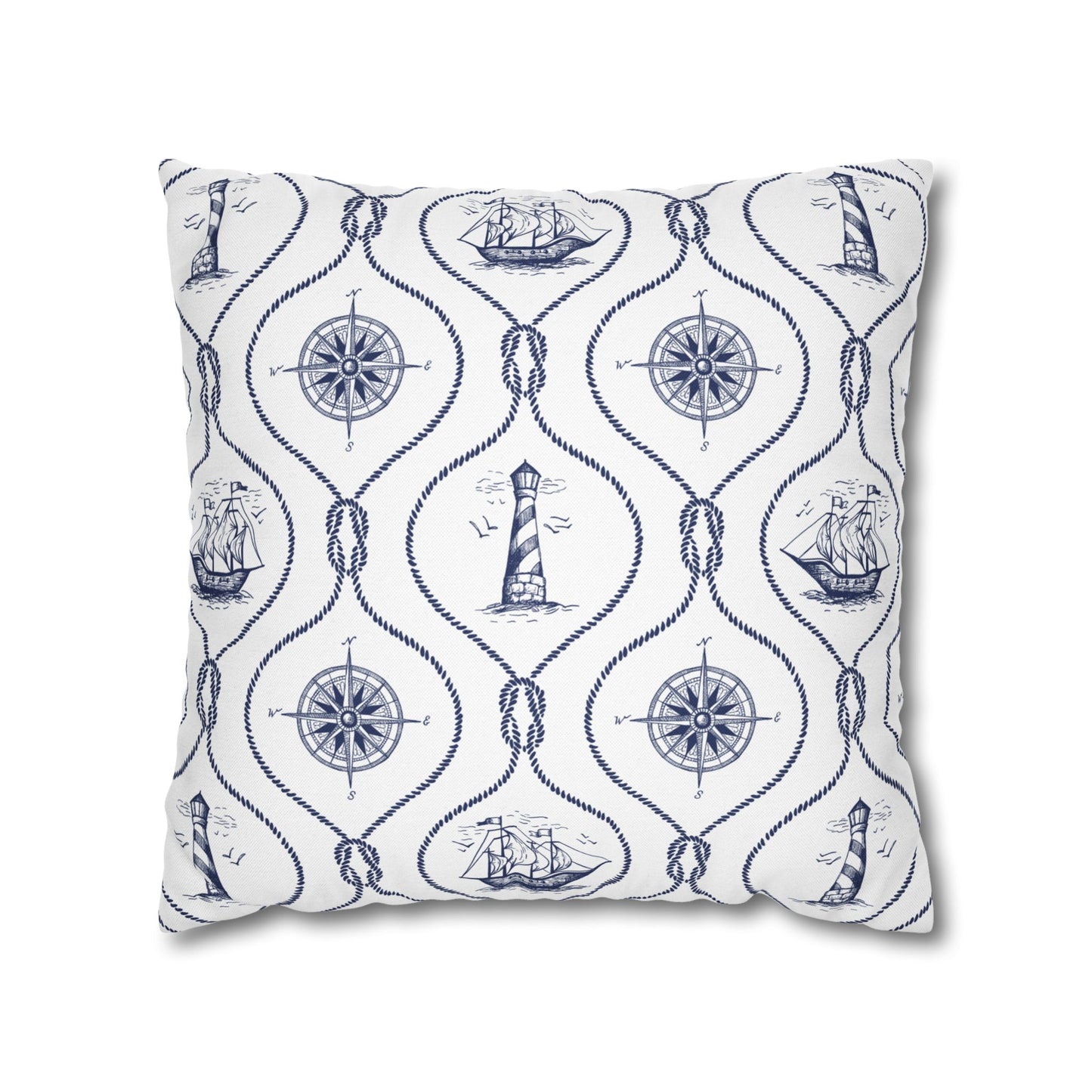 Nautical Summer Pillow Cover