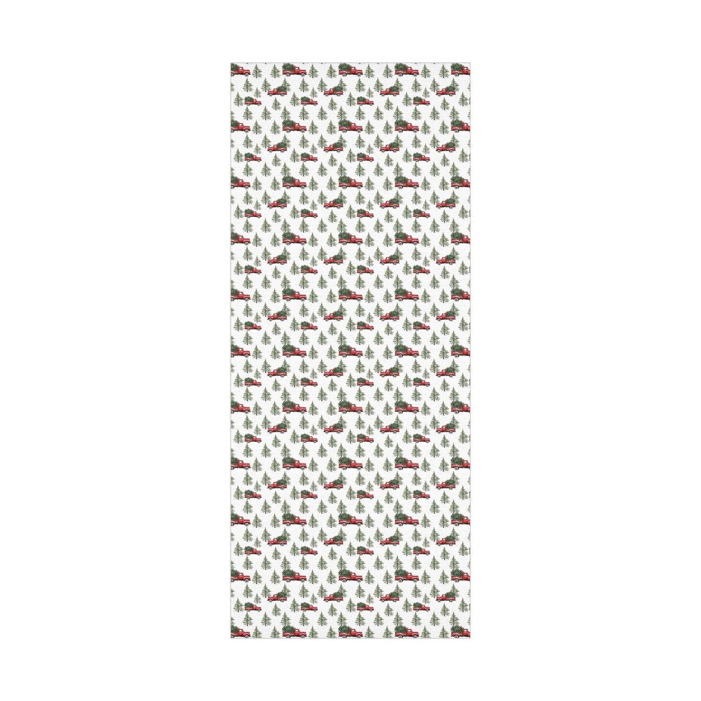 Classic Vintage Red Truck Christmas Wrapping Paper, Classic Christmas Gift Wrap Roll, Holiday Gift Wrap, Christmas Paper, Gift Wrap