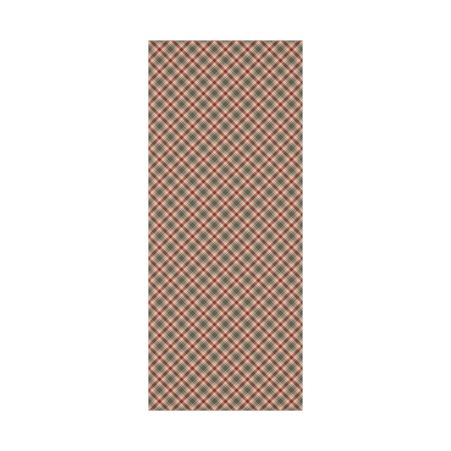 Christmas Farmhouse Vintage Rustic Plaid Classic Vintage Gift Wrap Roll, Holiday Gift Wrap, Christmas Paper, Gift Wrap, Kraft Paper