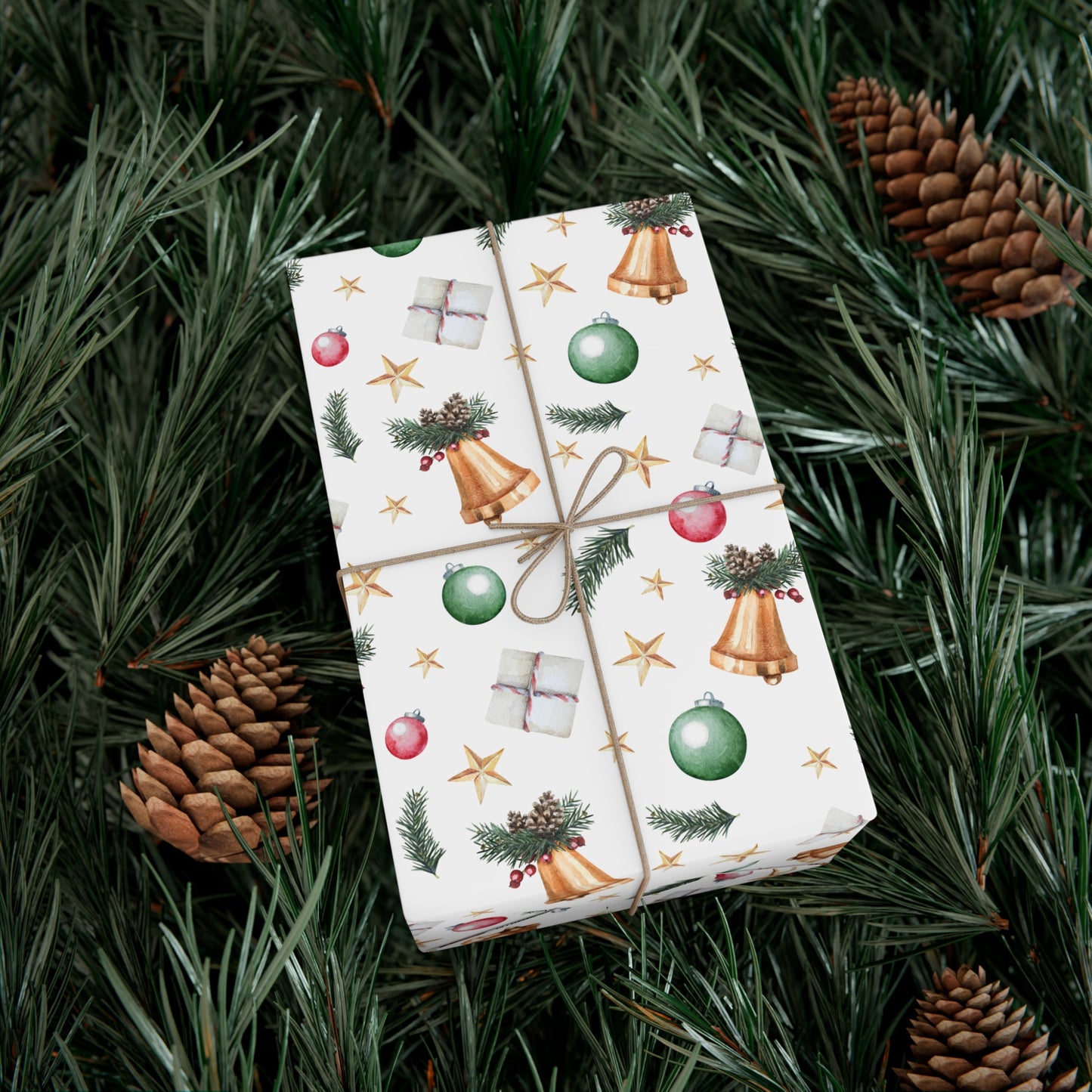 Watercolor Christmas Bells & Ornaments