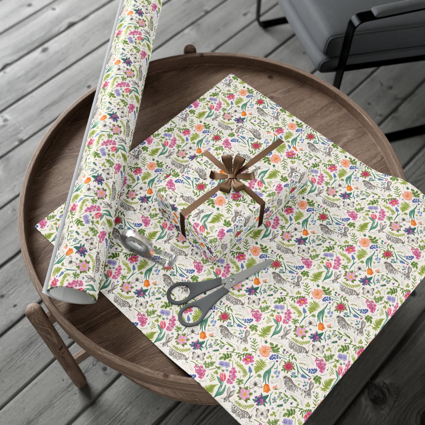 Copy of Colorful Easter Wrapping Paper, Adorable Bunnies Gift Wrap, Wrapping Paper, Easter Gift, Easter Basket, Easter Rabbit