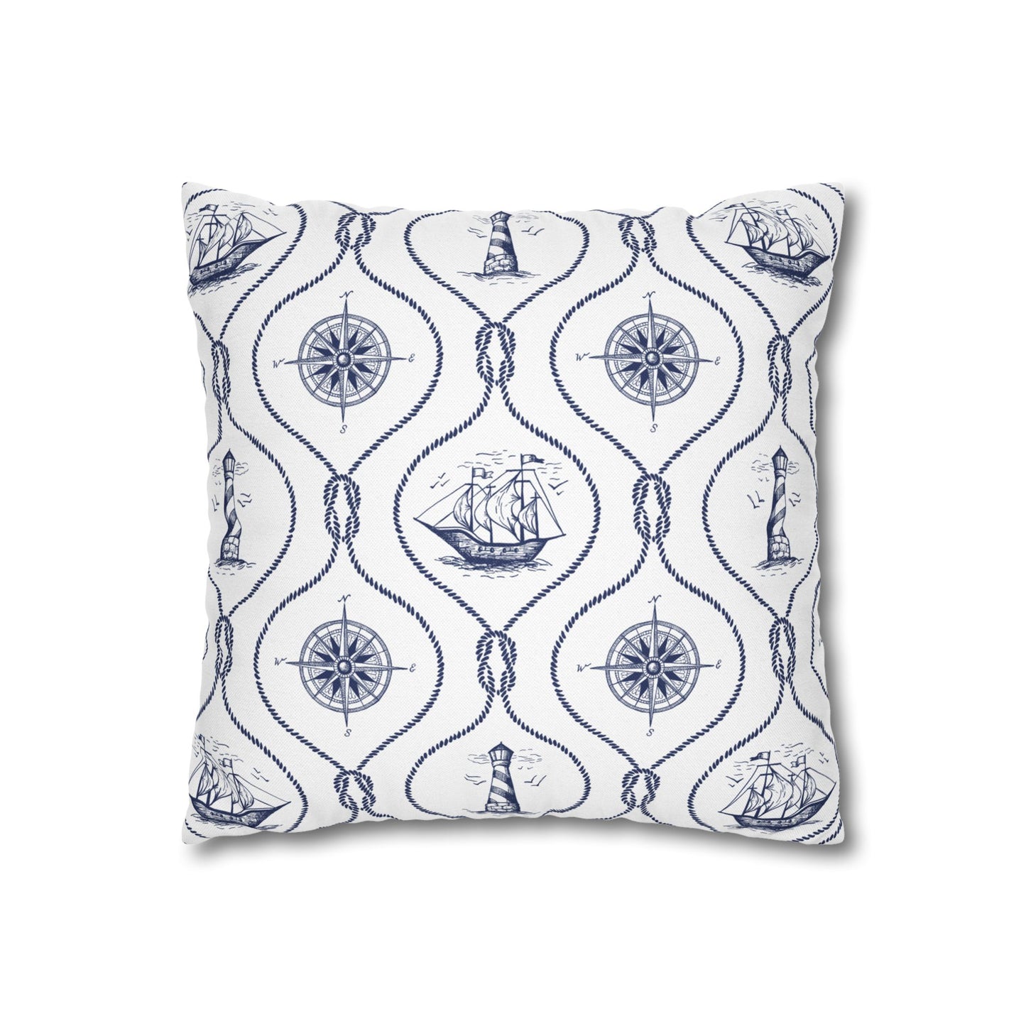 Nautical Summer Pillow Cover