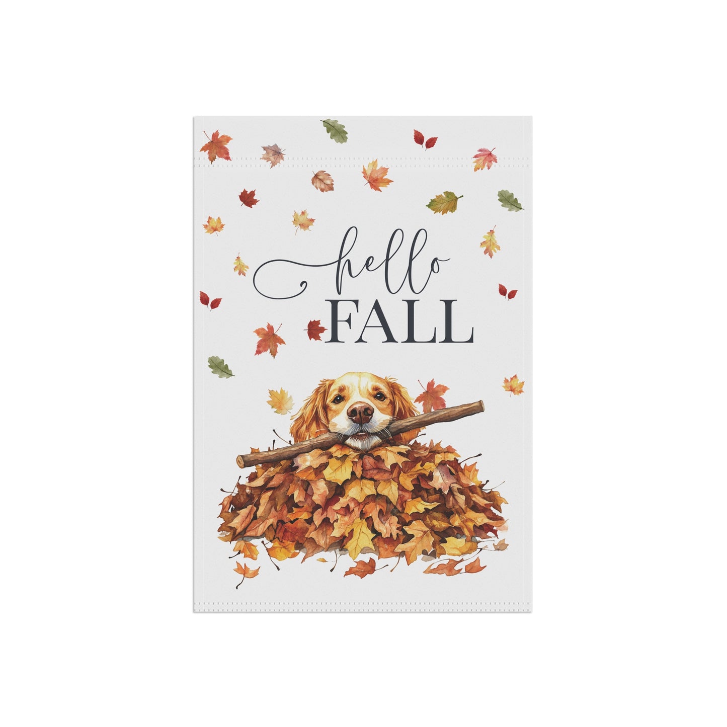 Spaniel Fall Garden Flag
