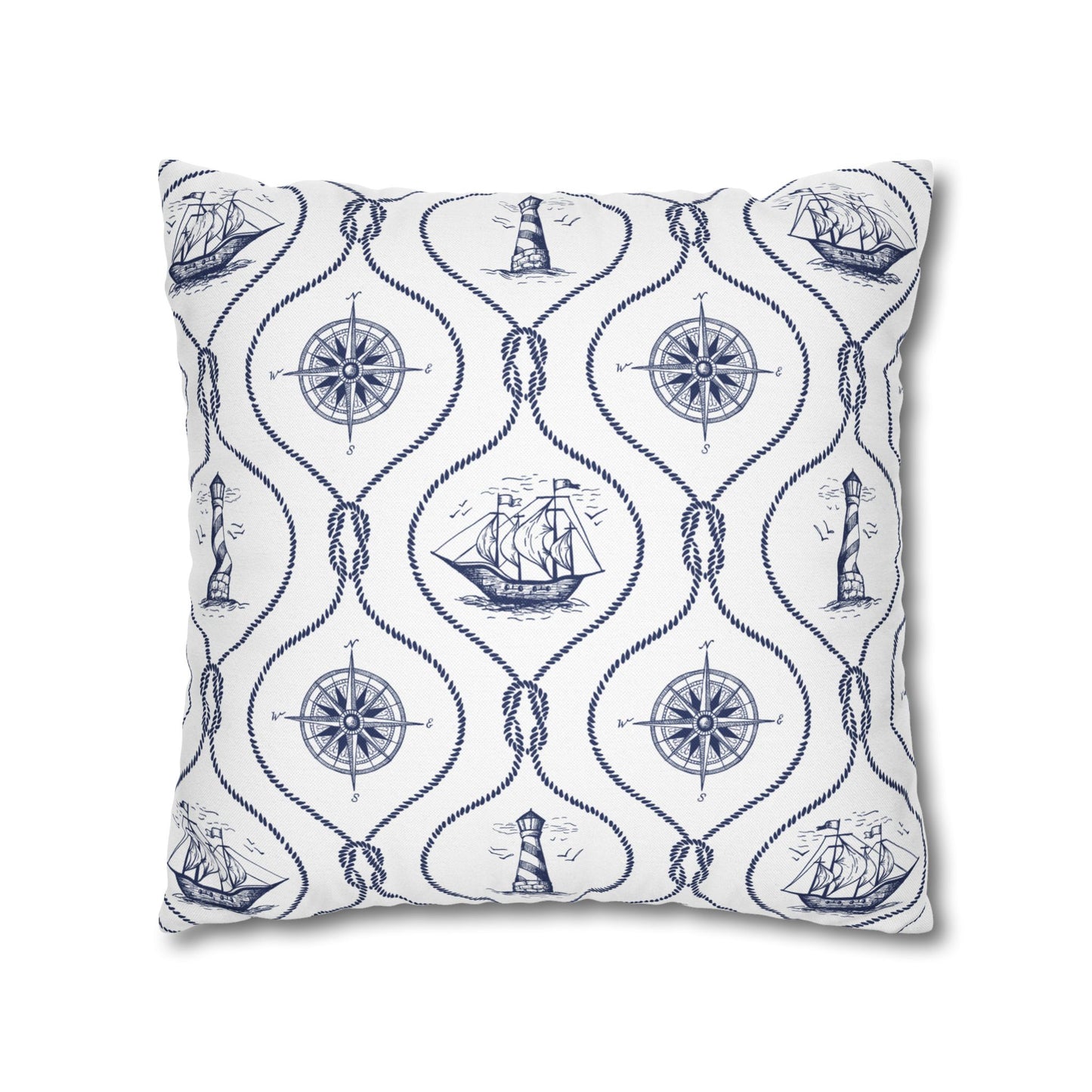 Nautical Summer Pillow Cover