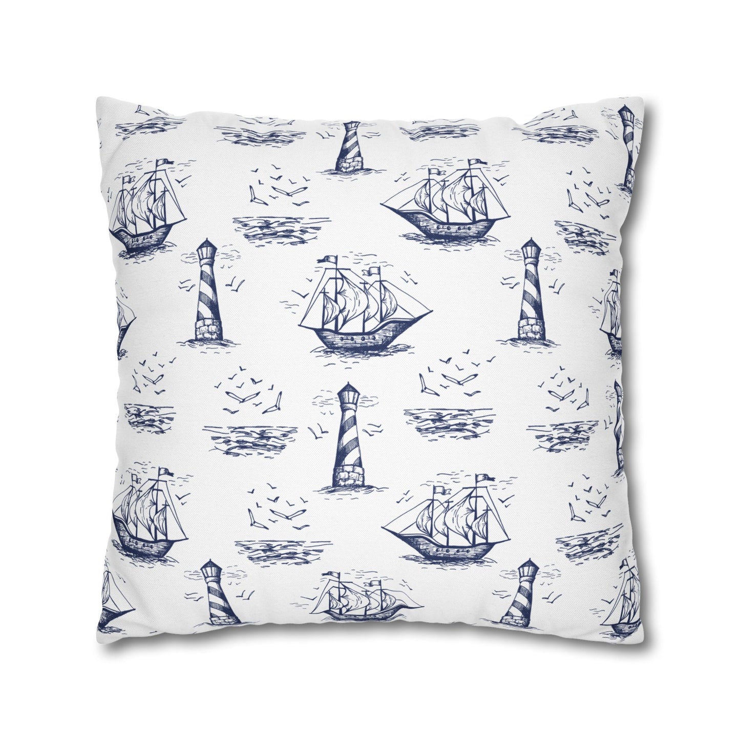 Nautical Summer Pillow Cover