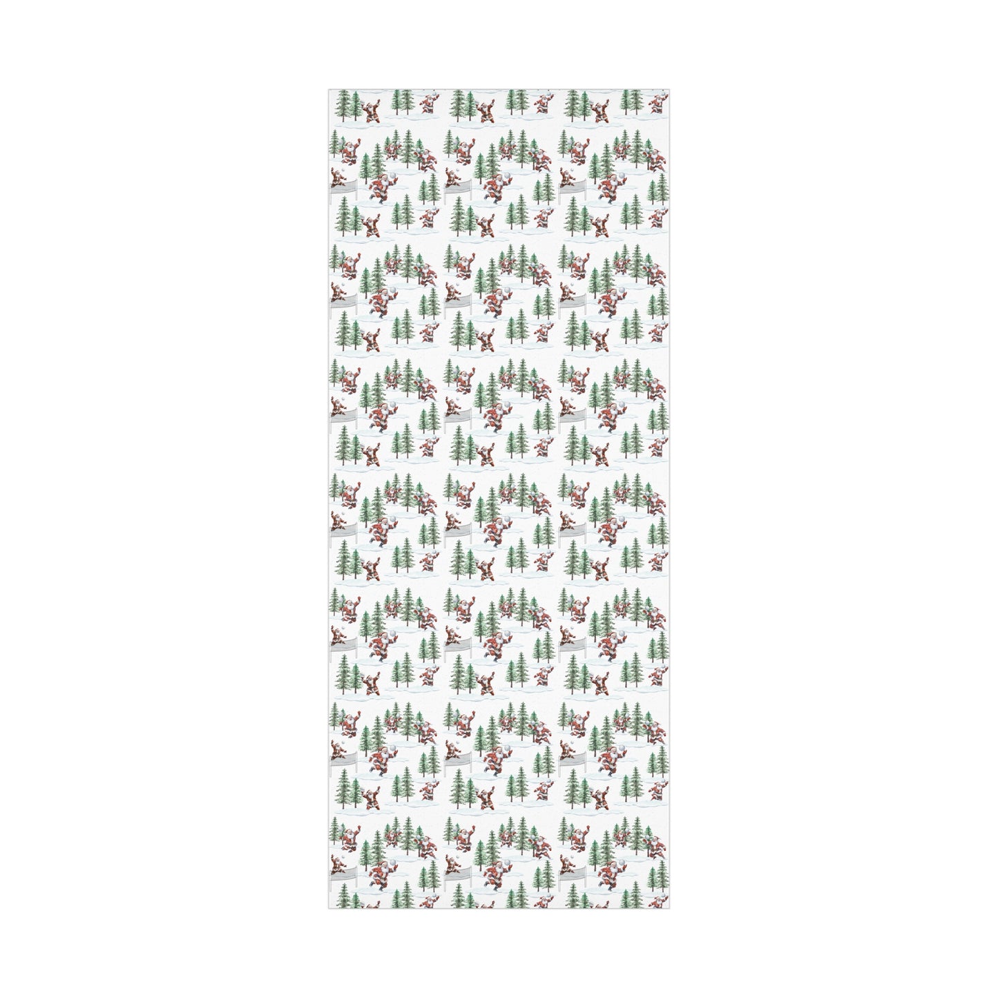 Volleyball Santa Christmas Wrapping Paper, Volleyball Gift, Sports Gift Wrap, Wrapping Paper, Personalized, Christmas Gifts, Unique Gift
