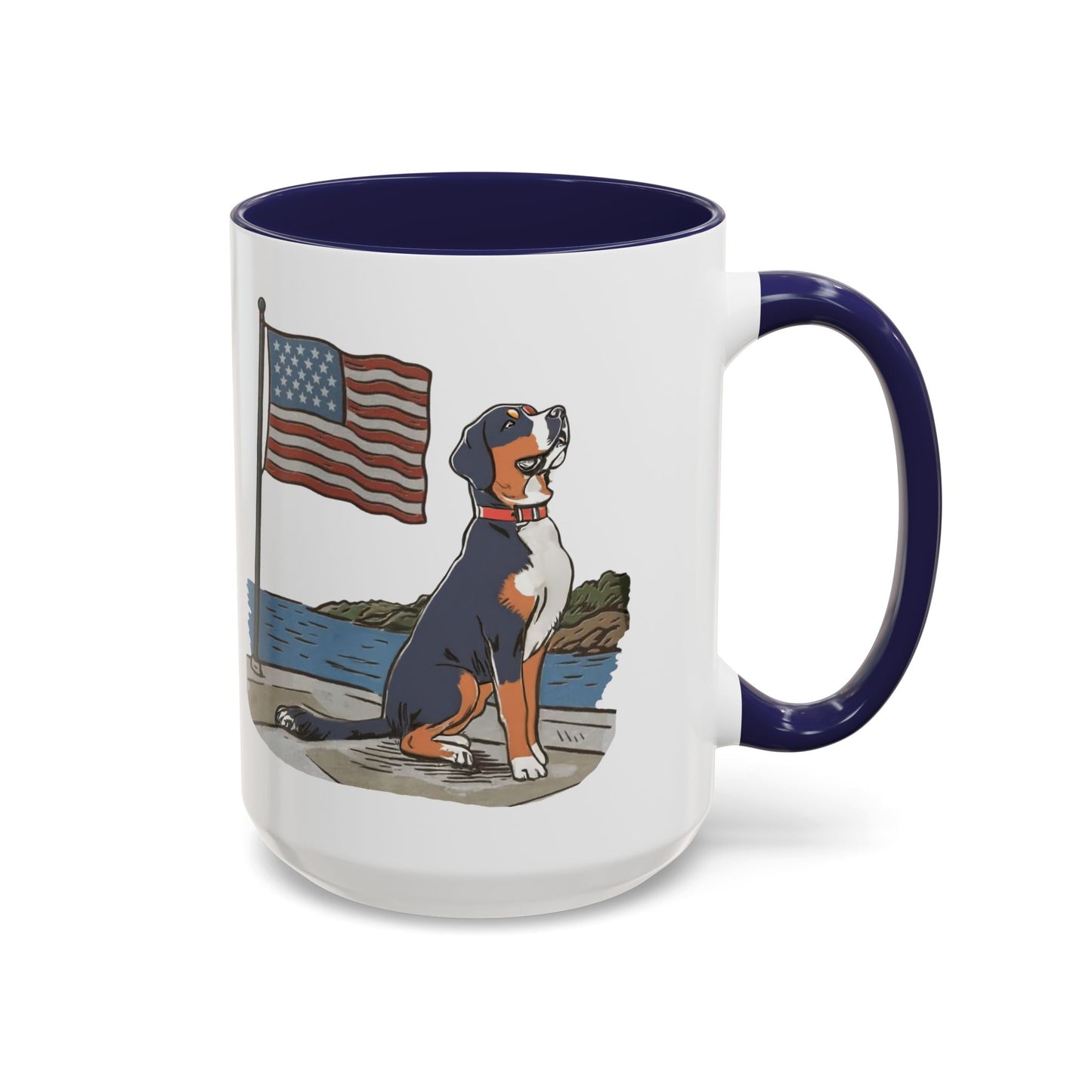 Our Retro Character Summer Swissy in the USA Mug