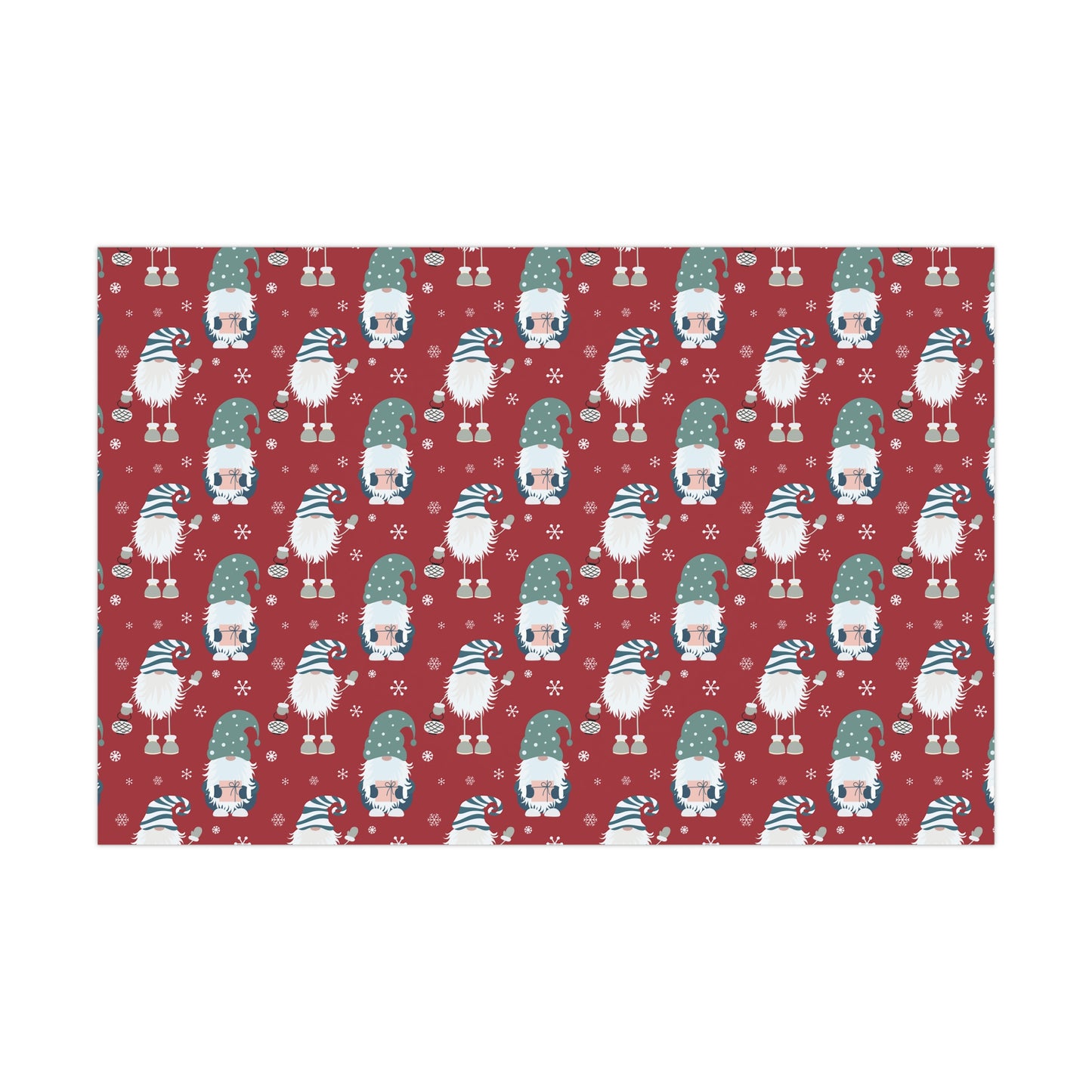 Christmas Gnome Gift Wrap