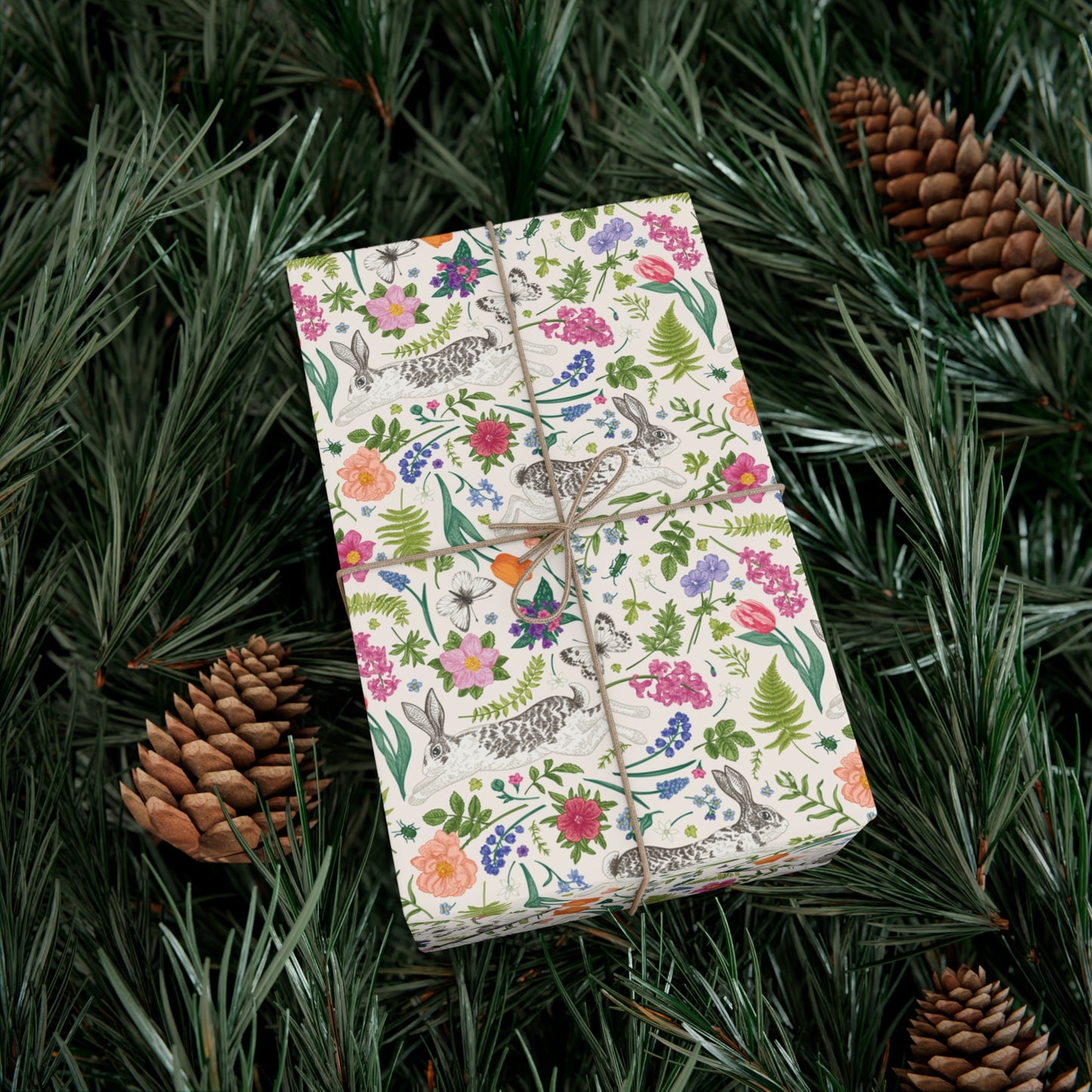 Copy of Colorful Easter Wrapping Paper, Adorable Bunnies Gift Wrap, Wrapping Paper, Easter Gift, Easter Basket, Easter Rabbit
