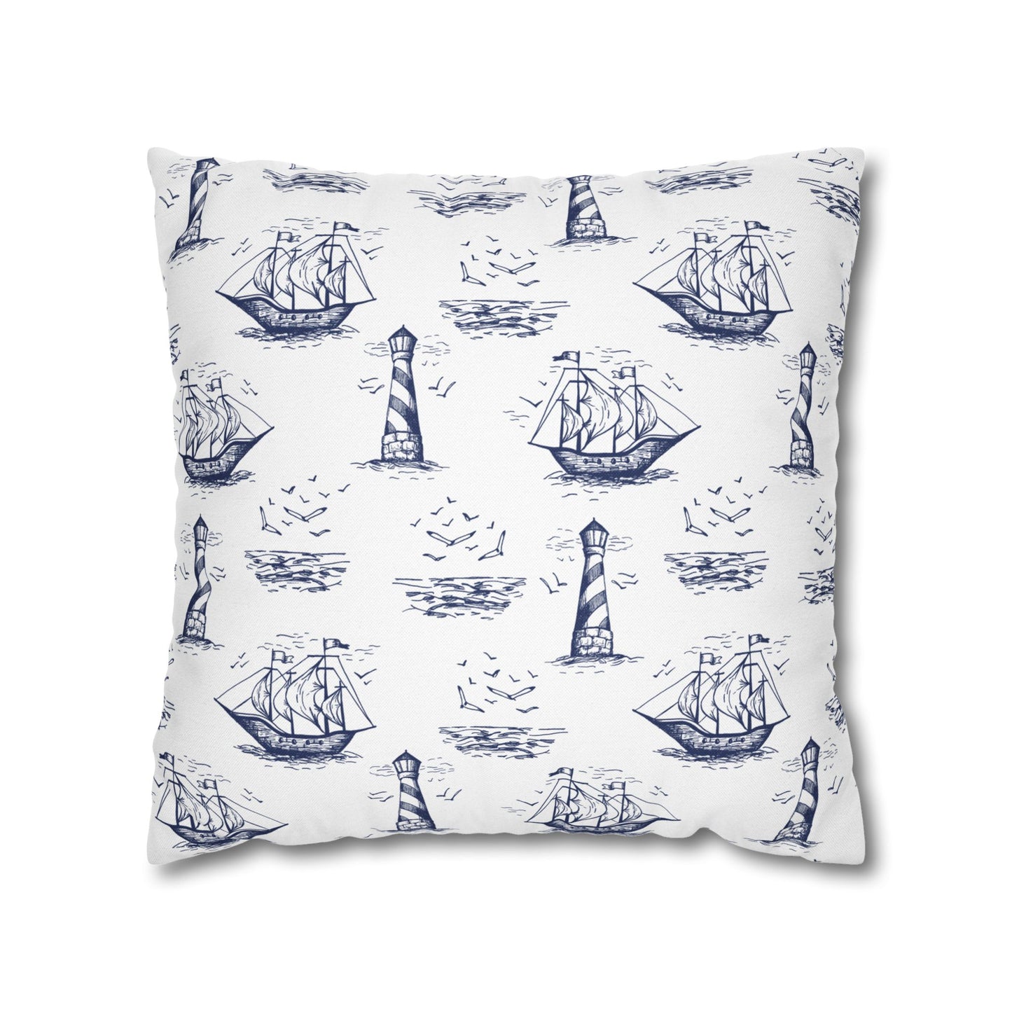 Nautical Summer Pillow Cover