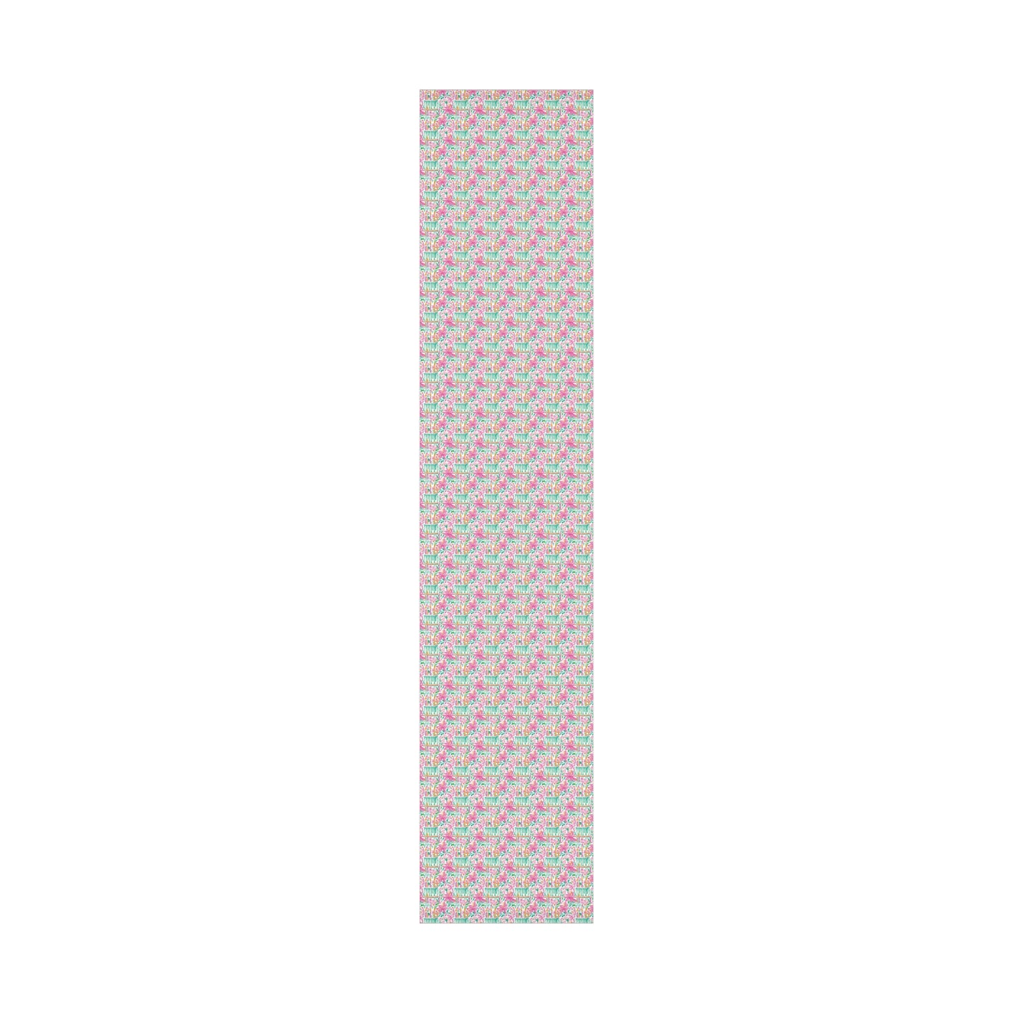 Floral Preppy Birthday Wrapping Paper, Mother's Day, Gifts for Teens, Birthday Wrapping, Celebration Gift Wrap