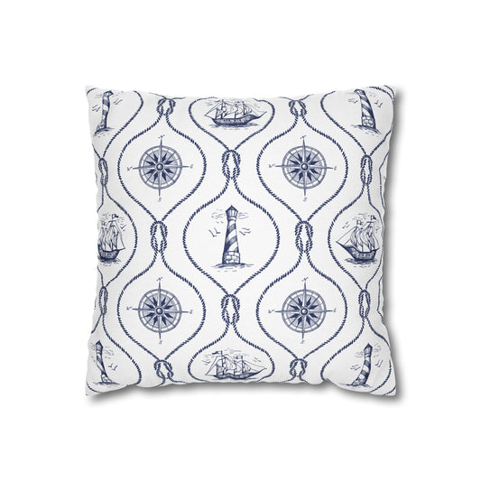 Nautical Summer Pillow Cover