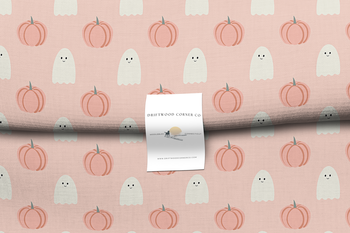 Halloween Peach Pumpkins and Ghosts